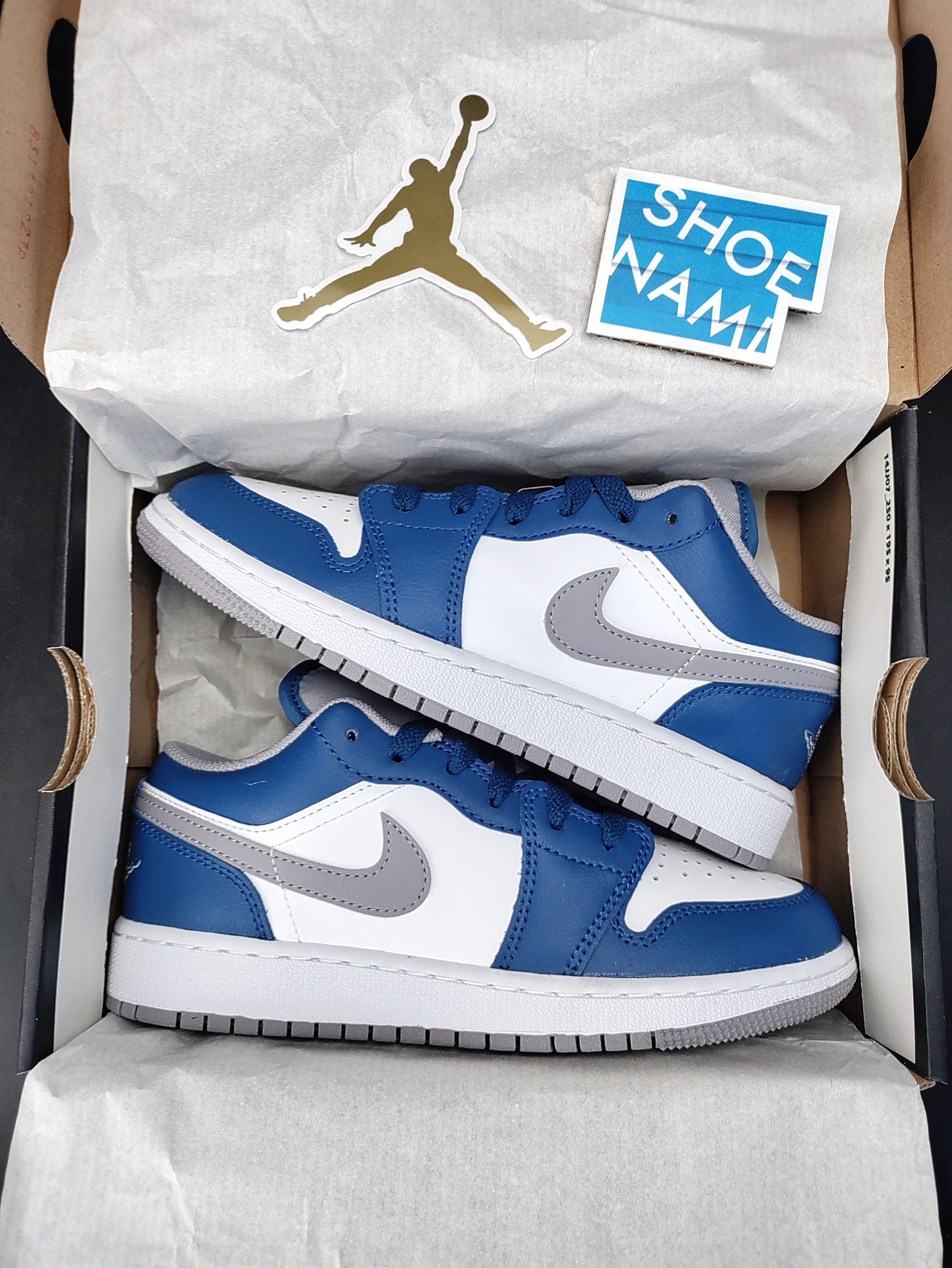 Air Jordan 1 Low (GS) 'True Blue'