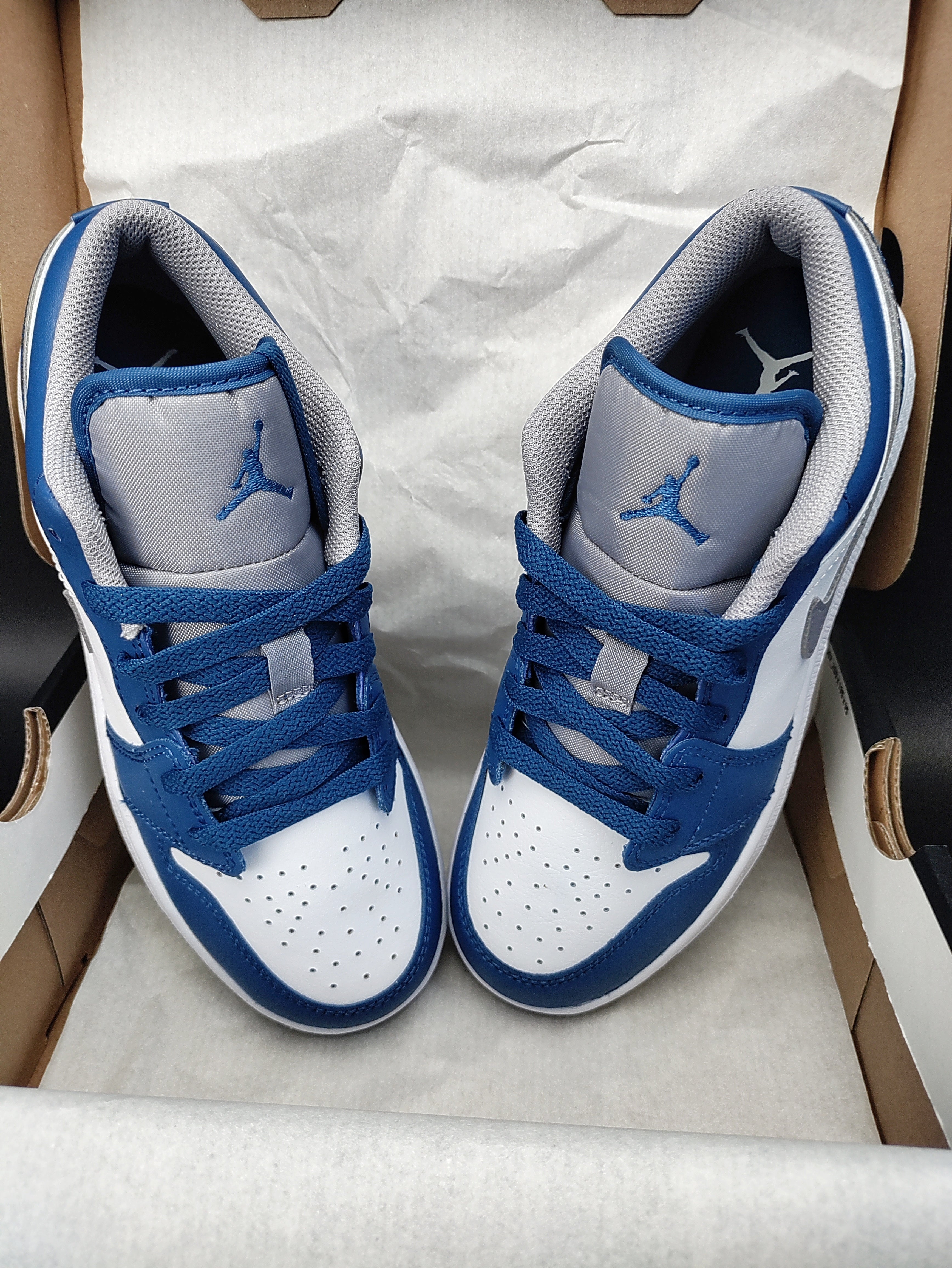 Air Jordan 1 Low (GS) 'True Blue'