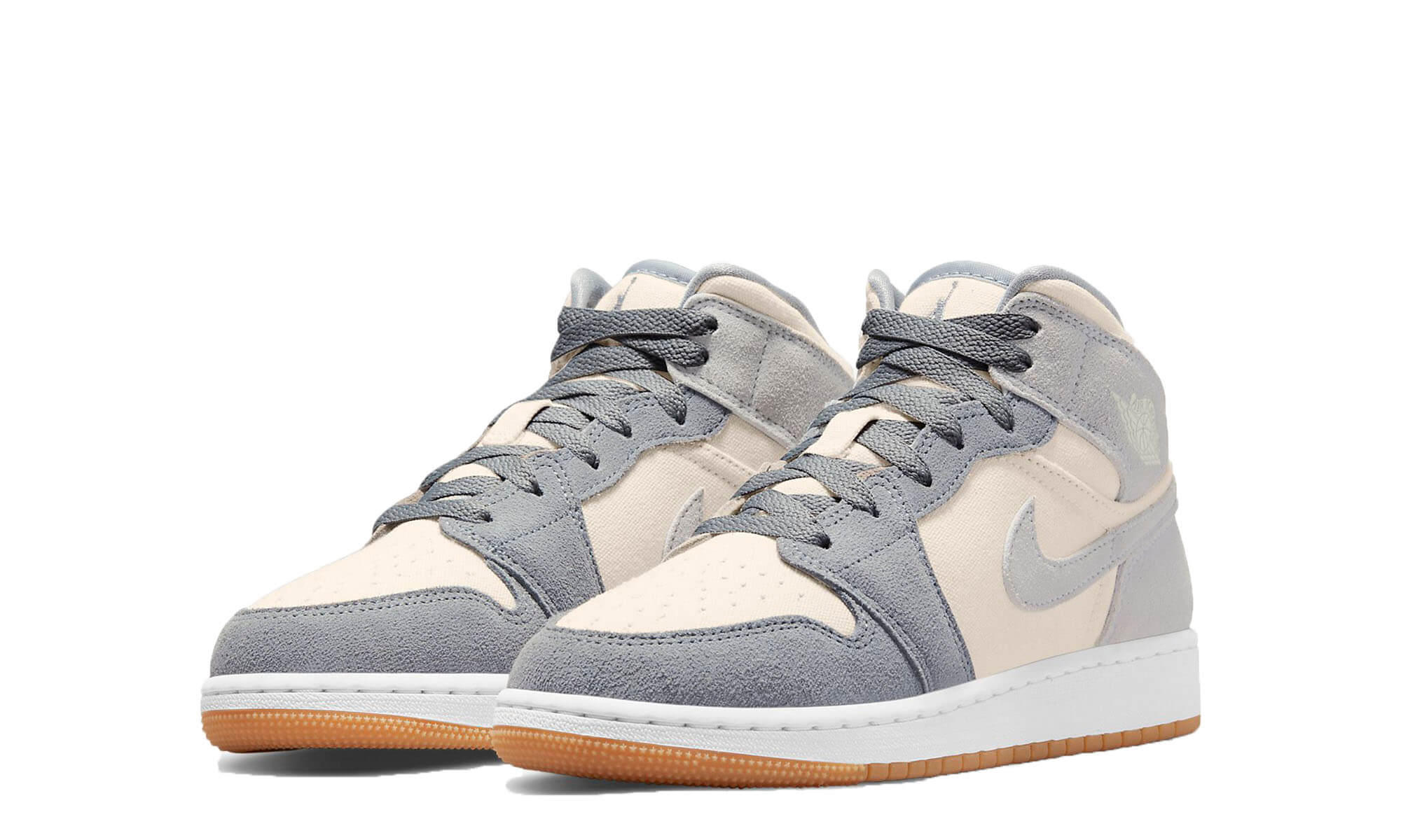 Air Jordan 1 Mid SE (GS) 'Coconut Milk/Particle Grey'