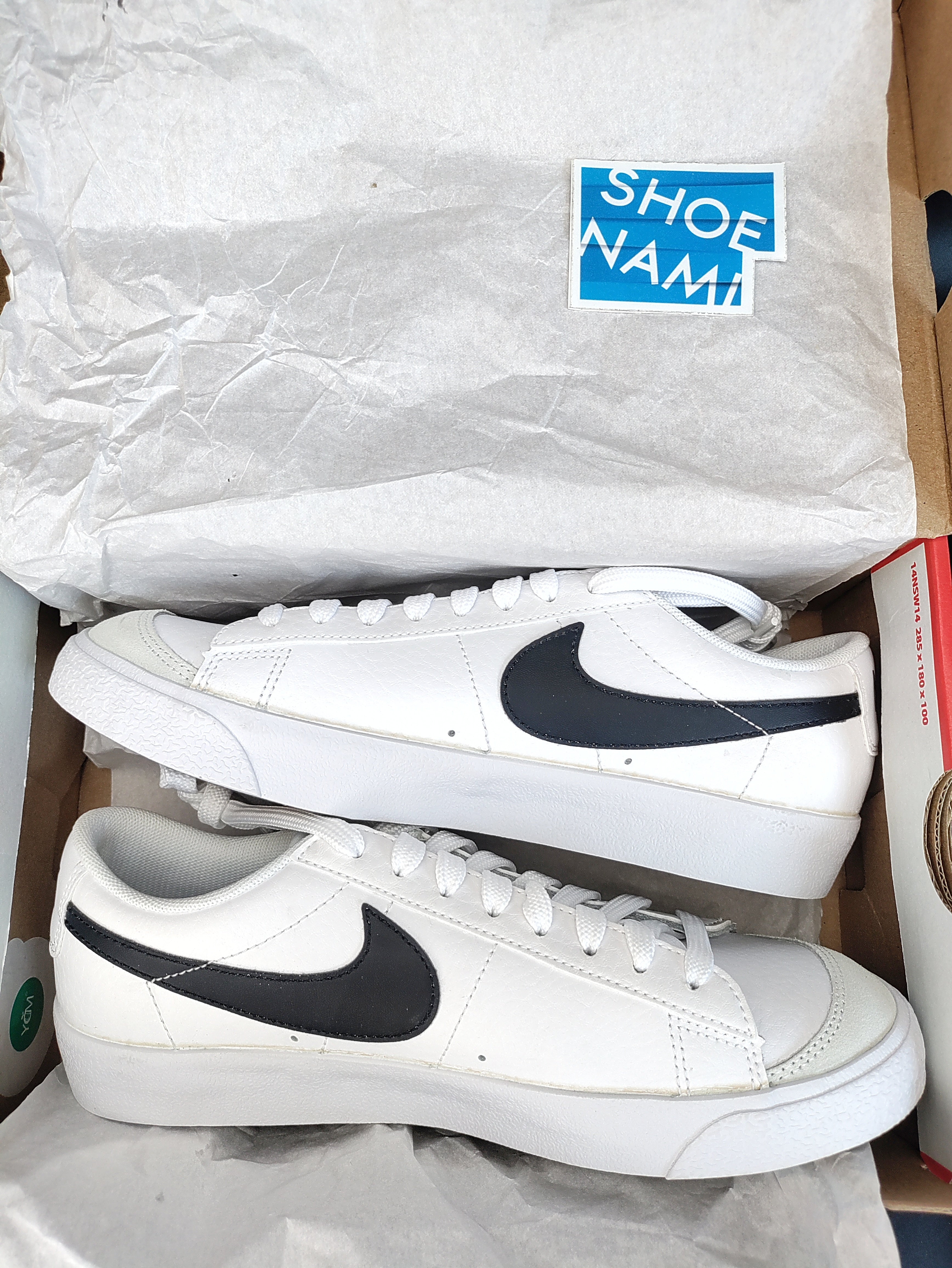 Nike Blazer Low '77 (GS) 'White/Black/Team Orange'
