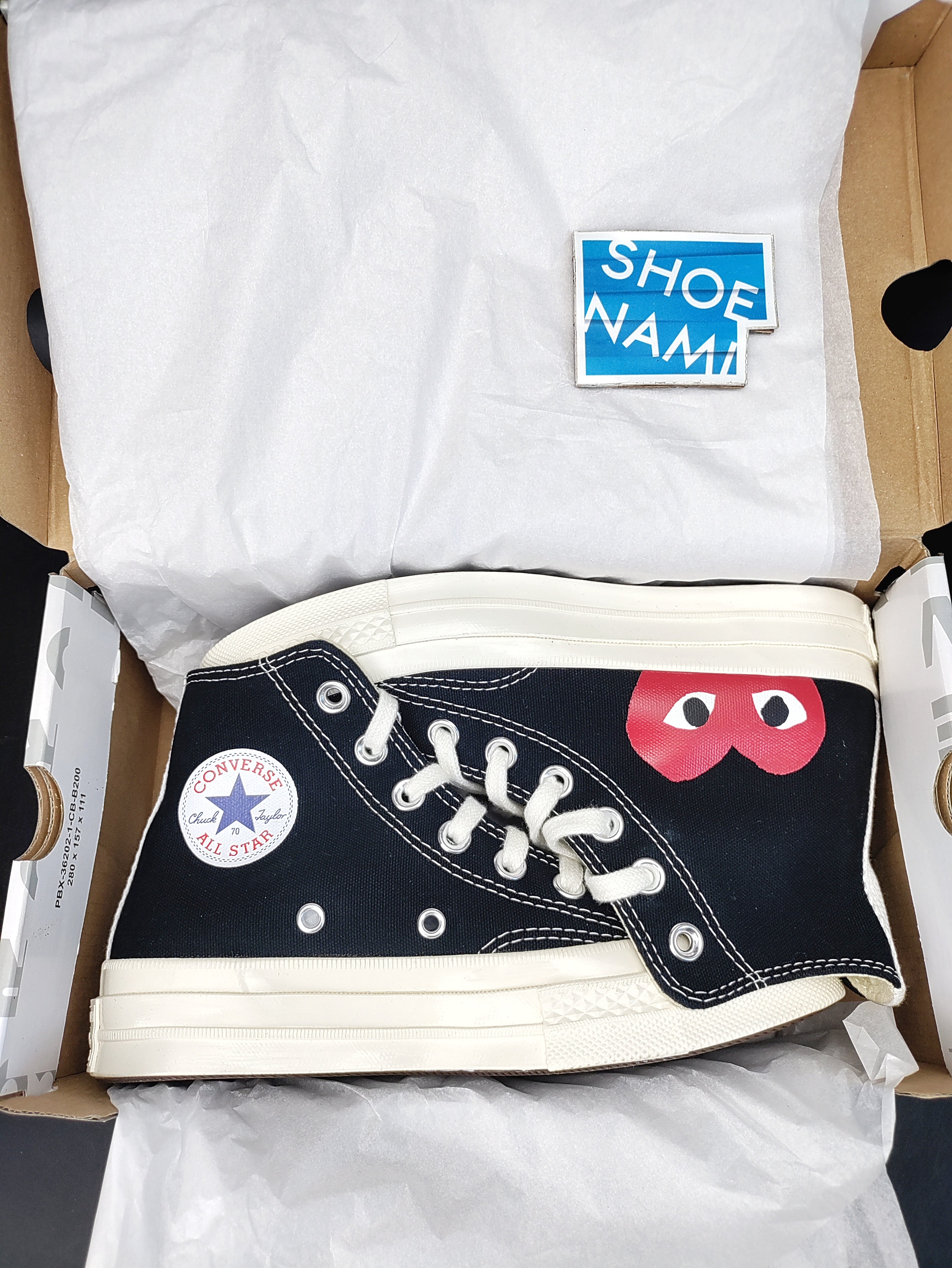 Converse X Comme Des Garçons CDG Play Chuck Taylor 'High-Top Black'