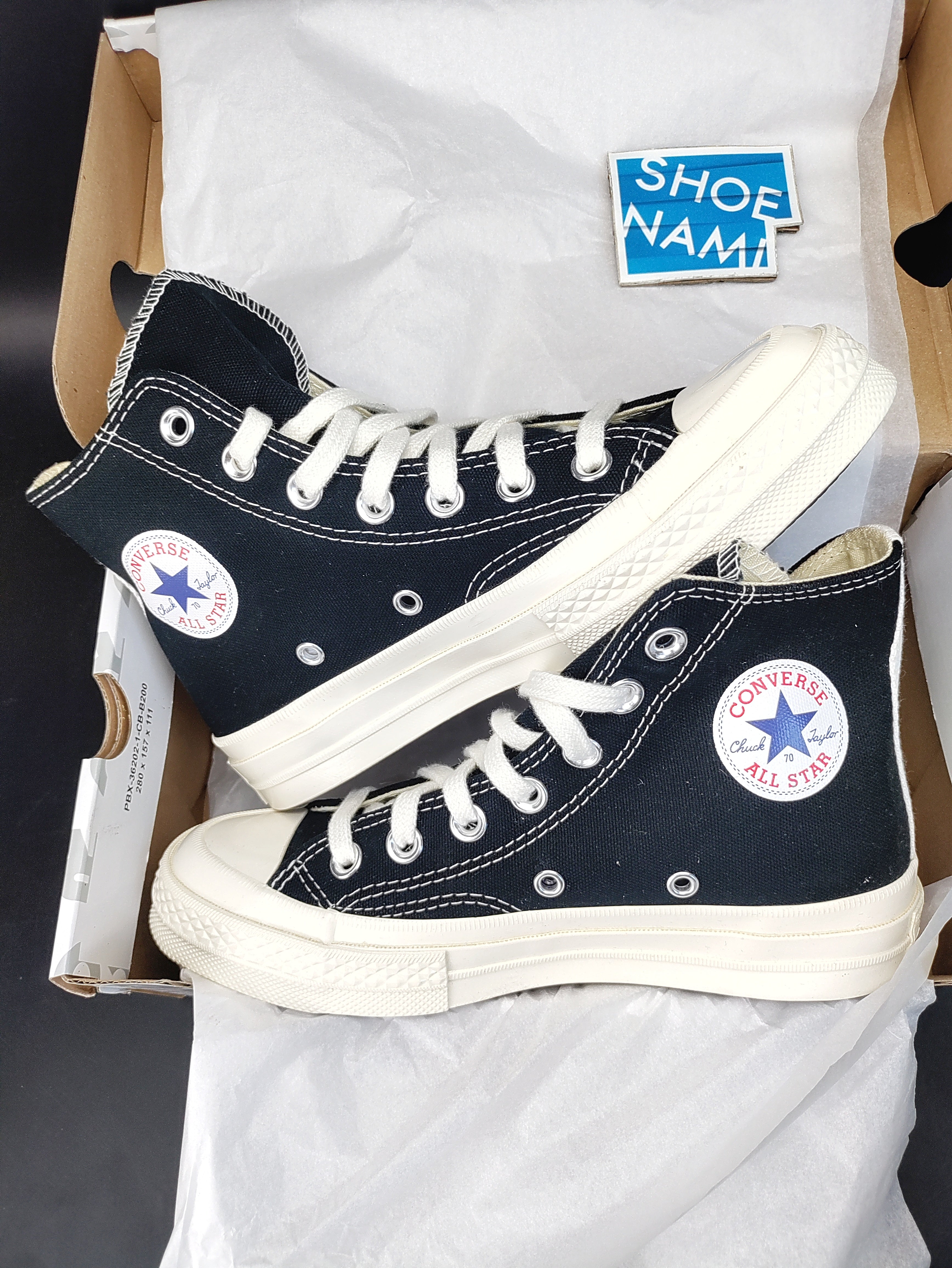 Converse X Comme Des Garçons CDG Play Chuck Taylor 'High-Top Black'