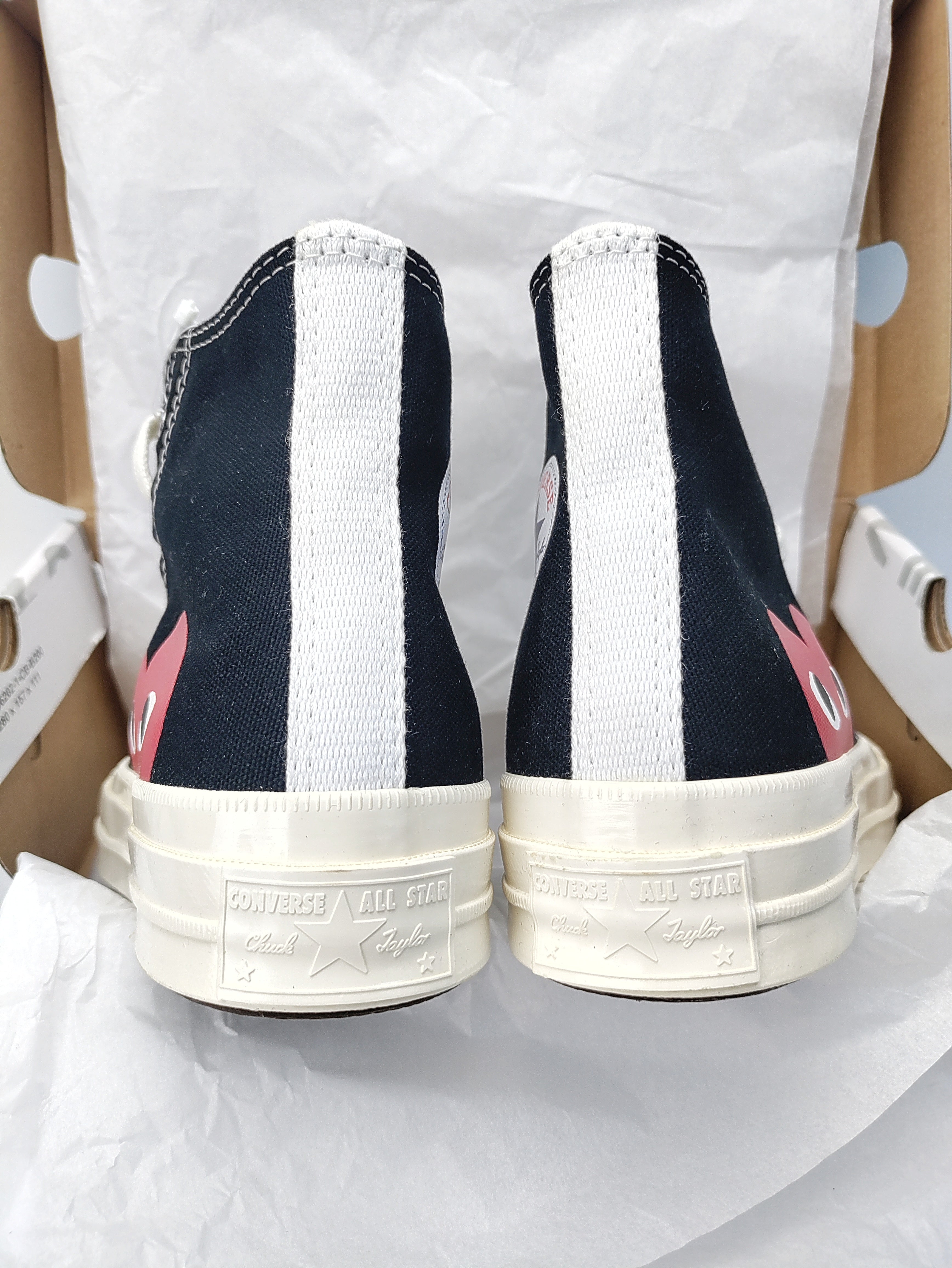 Converse X Comme Des Garçons CDG Play Chuck Taylor 'High-Top Black'