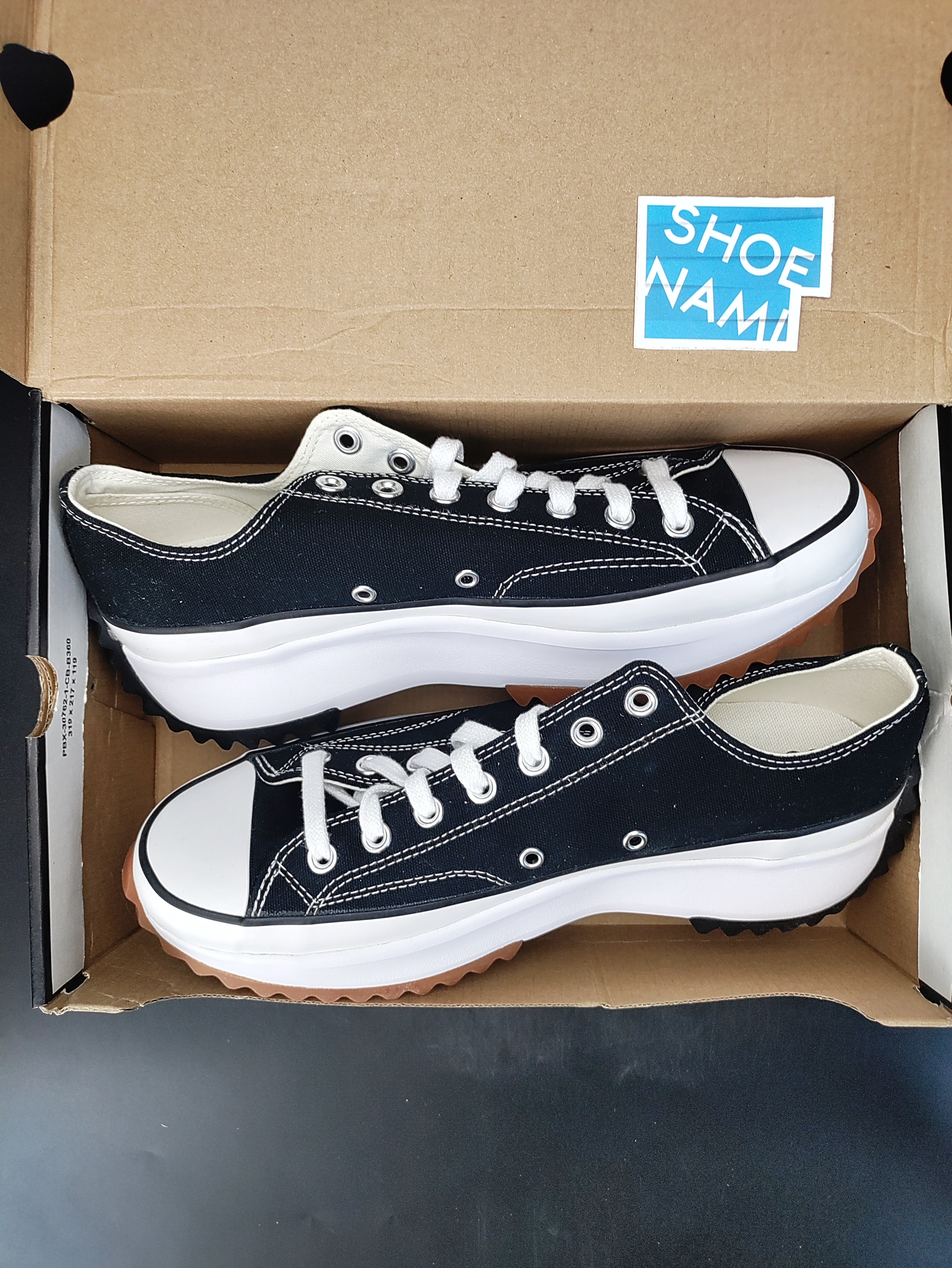 Converse Run Star Hike Ox 'Black/White/Gum'
