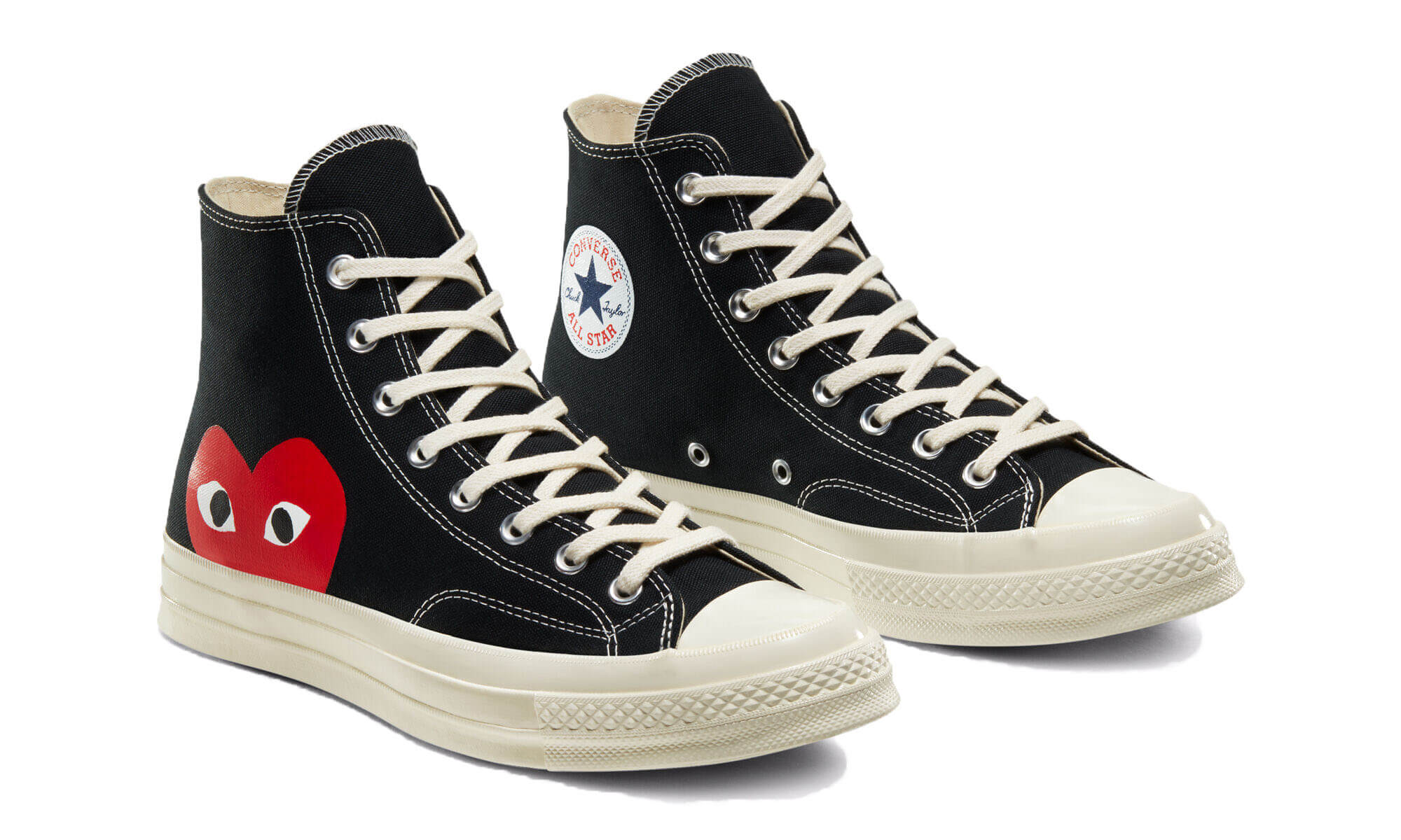 Converse X Comme Des Garçons CDG Play Chuck Taylor 'High-Top Black'