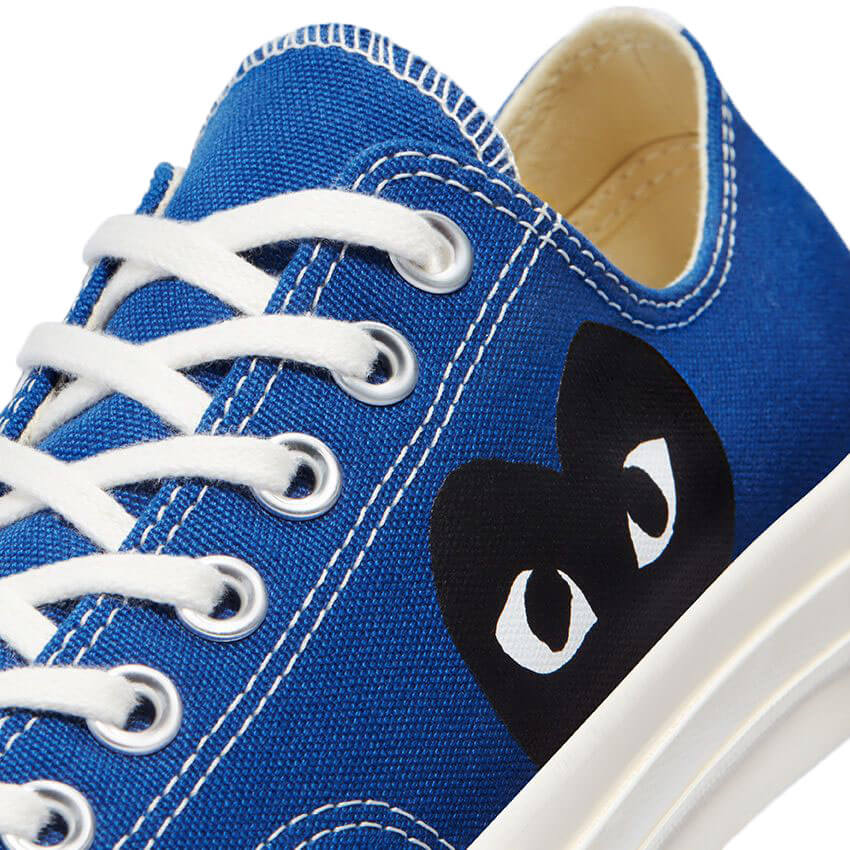 Converse X Comme Des Garçons CDG Play Chuck Taylor 'Low-Top Blue Quartz'