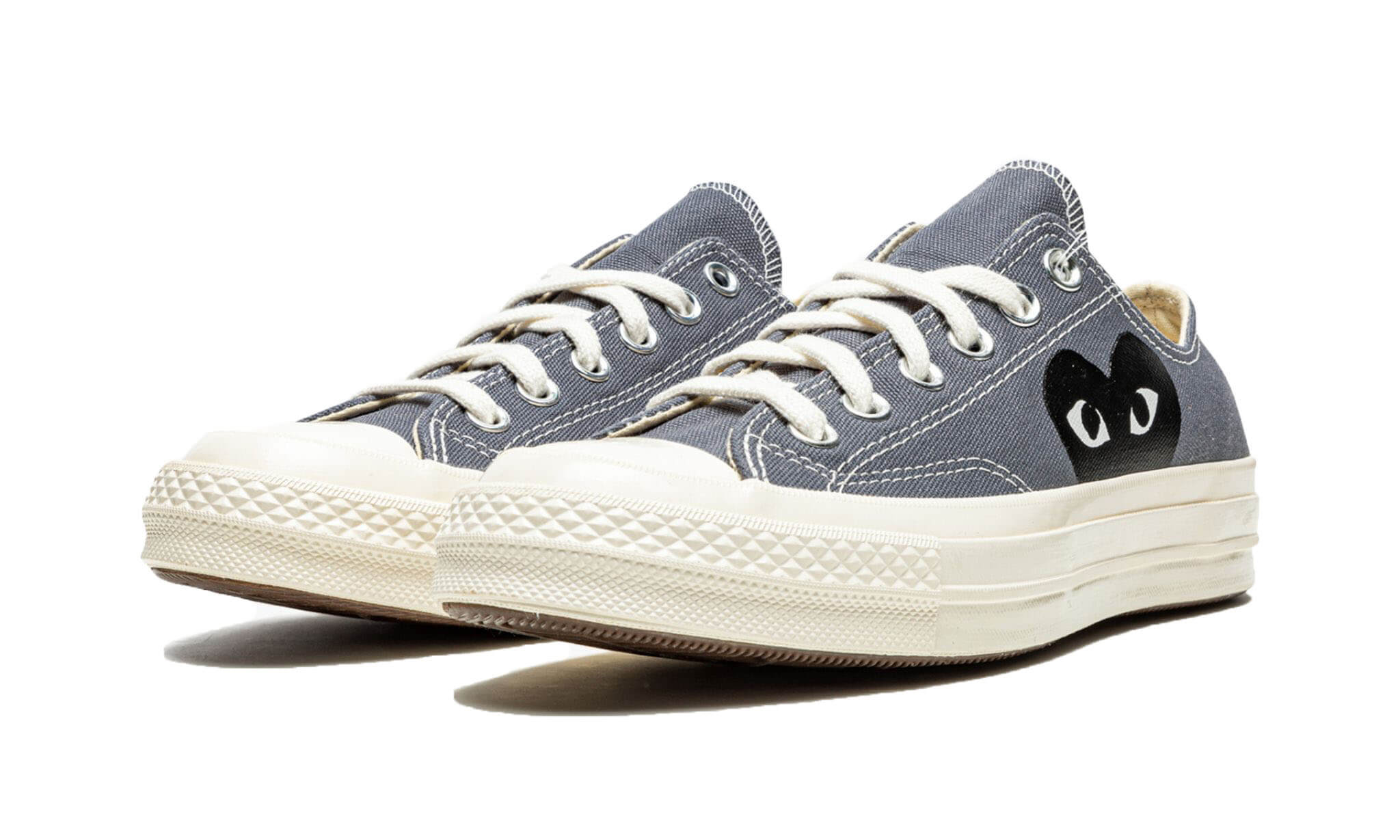 Converse X Comme Des Garçons CDG Play Chuck Taylor 'Low-Top Steel Grey'