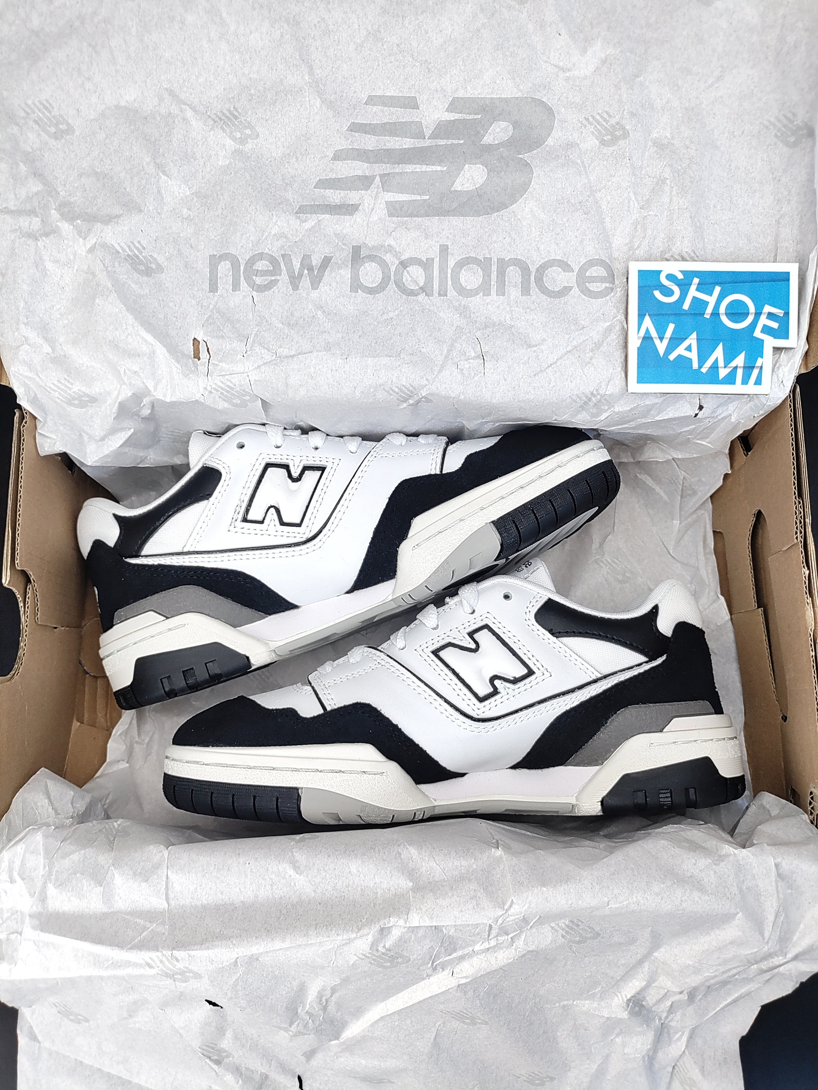 New Balance 550 'White/Black/Rain Cloud'