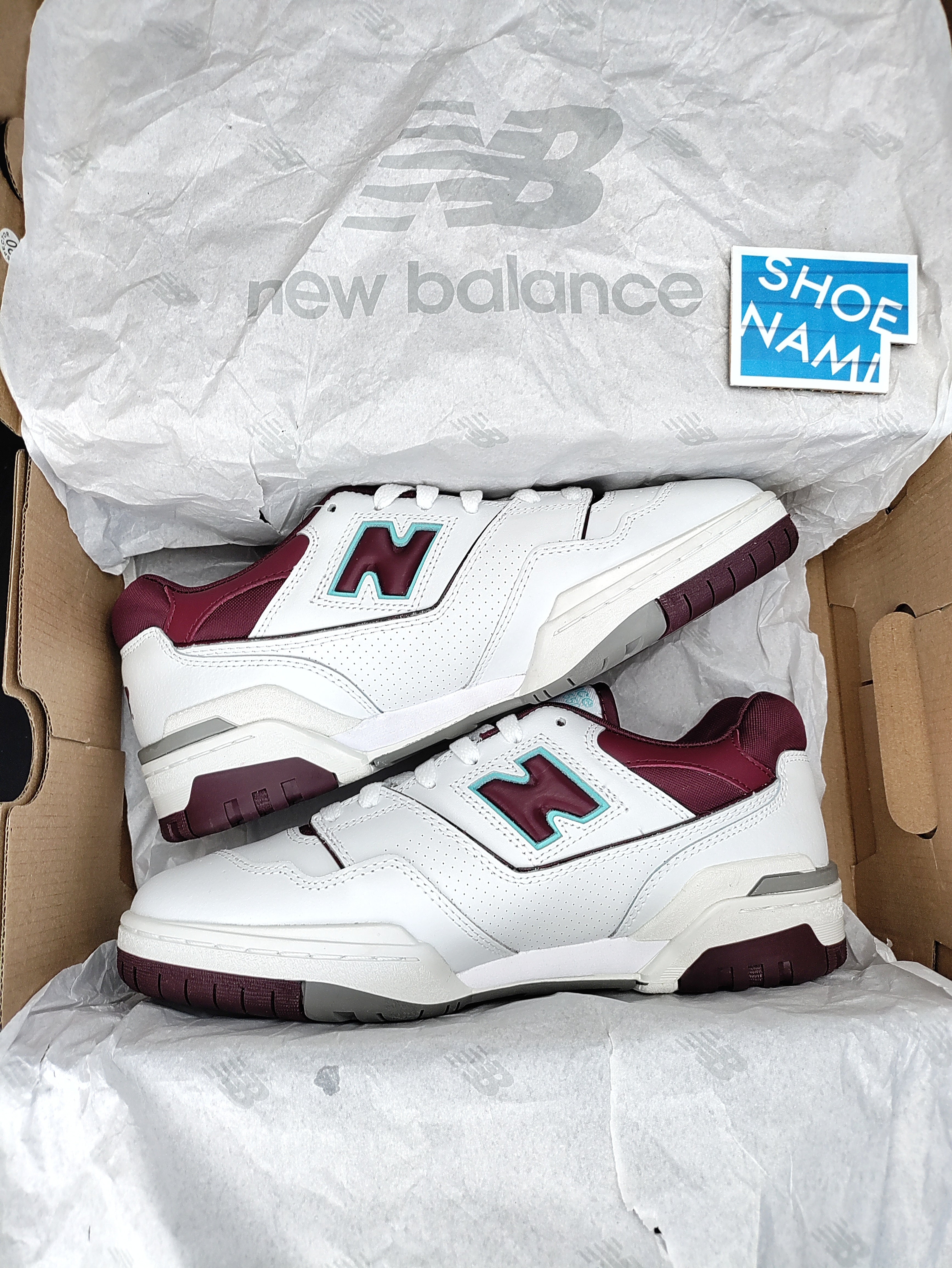 New Balance 550 'Burgundy/Turquoise'
