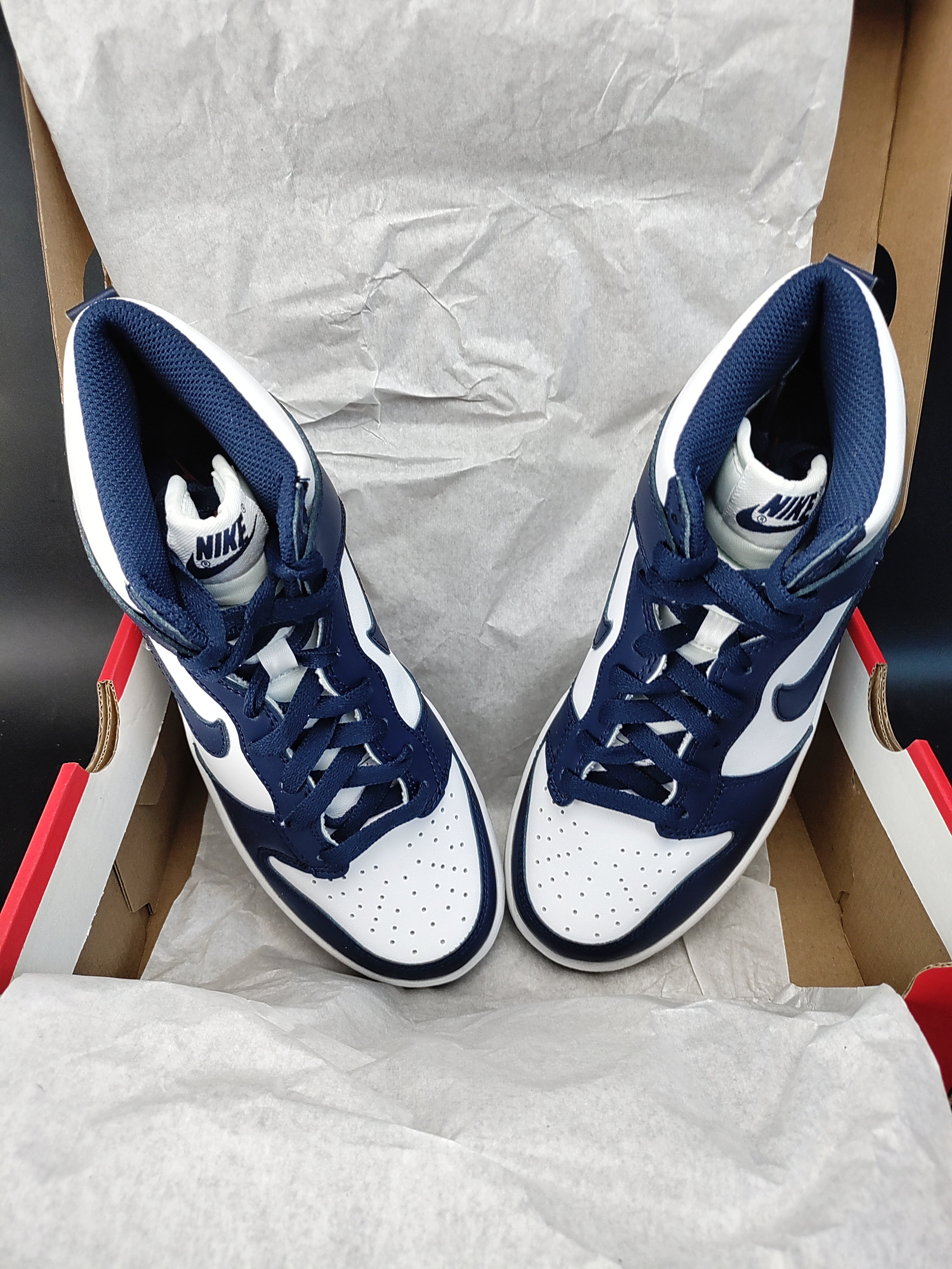 Nike Dunk High (GS) 'Championship Navy'