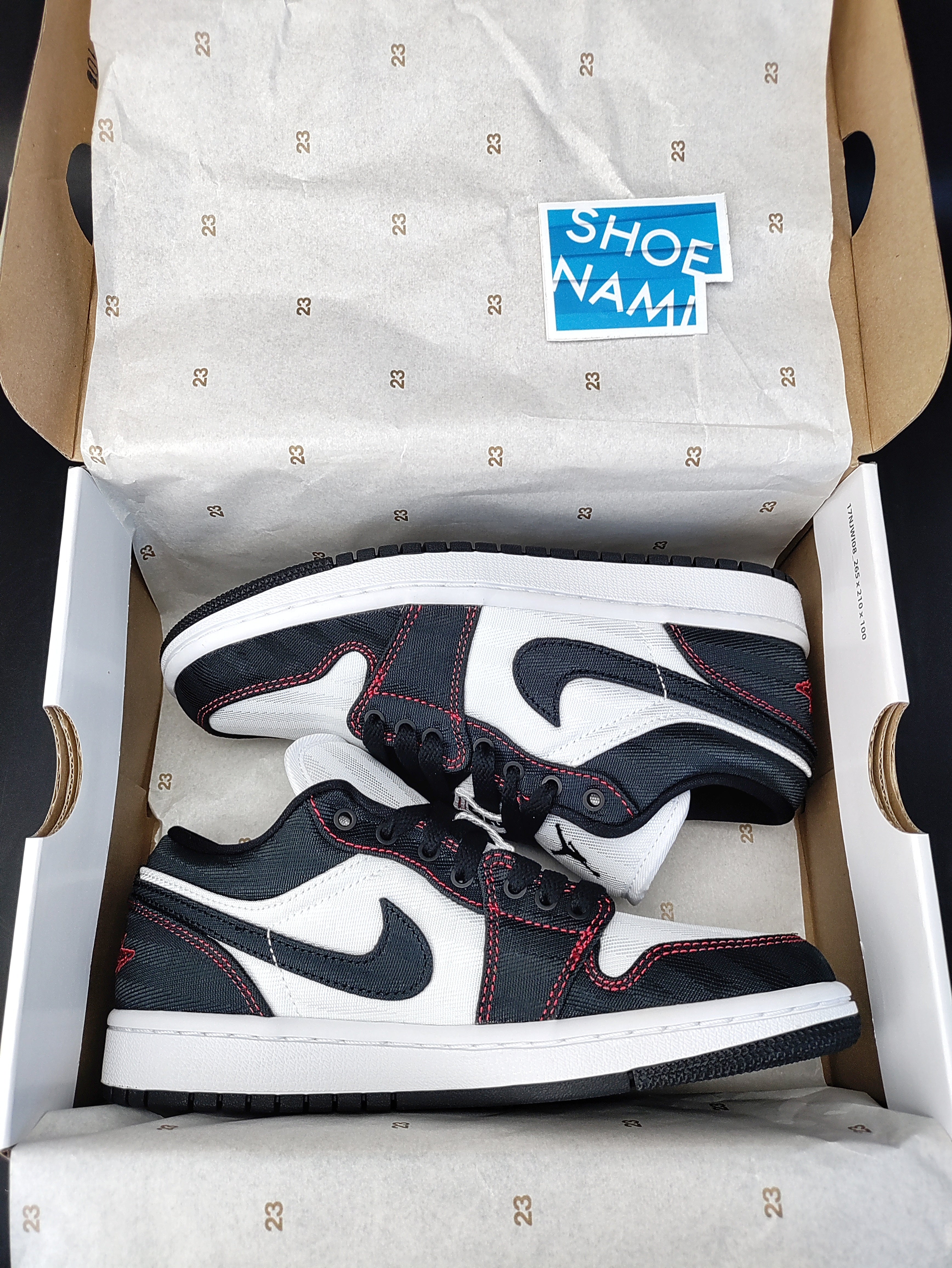 Air Jordan 1 Low SE Utility 'White/Black/Gym Red'