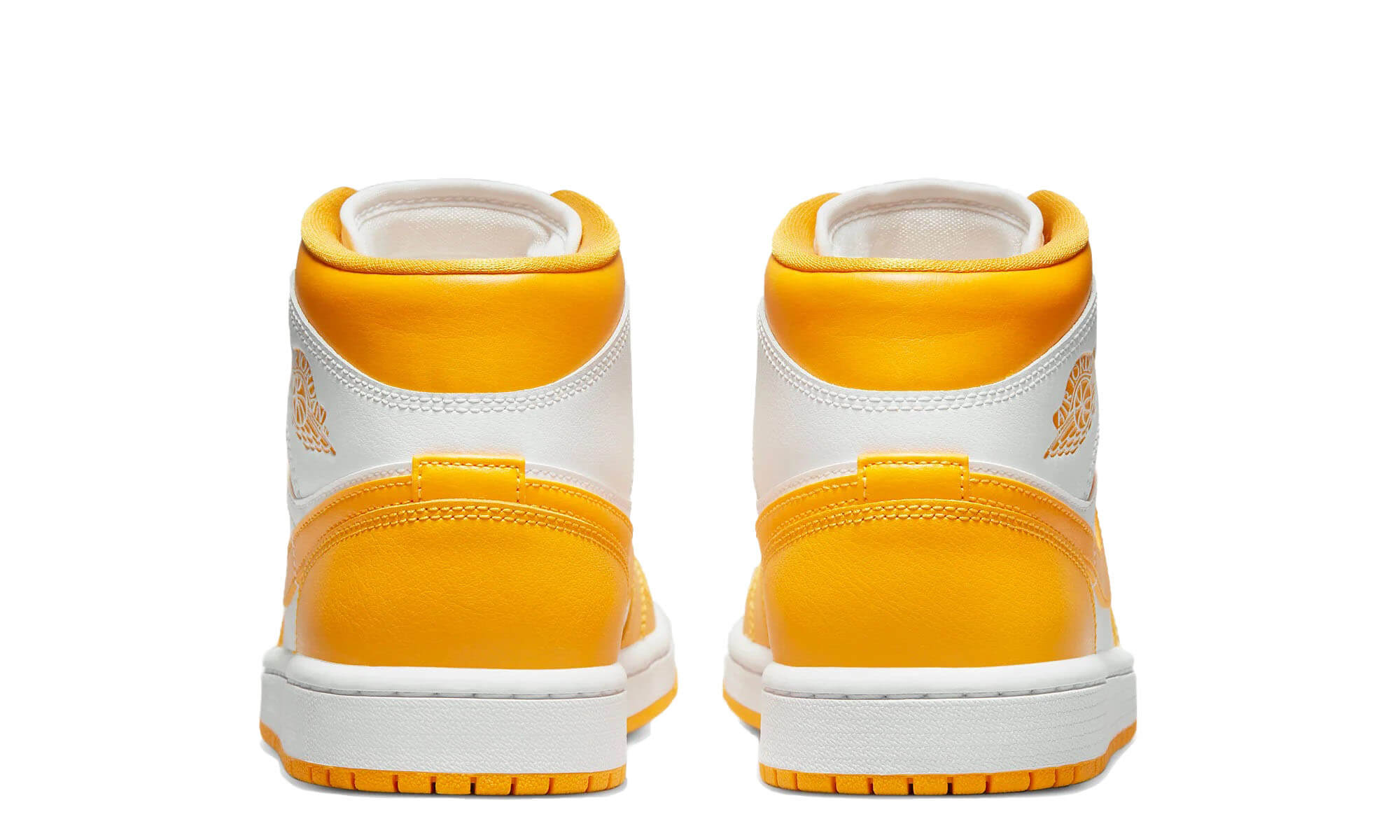 Air Jordan 1 Mid 'White/University Gold-White'