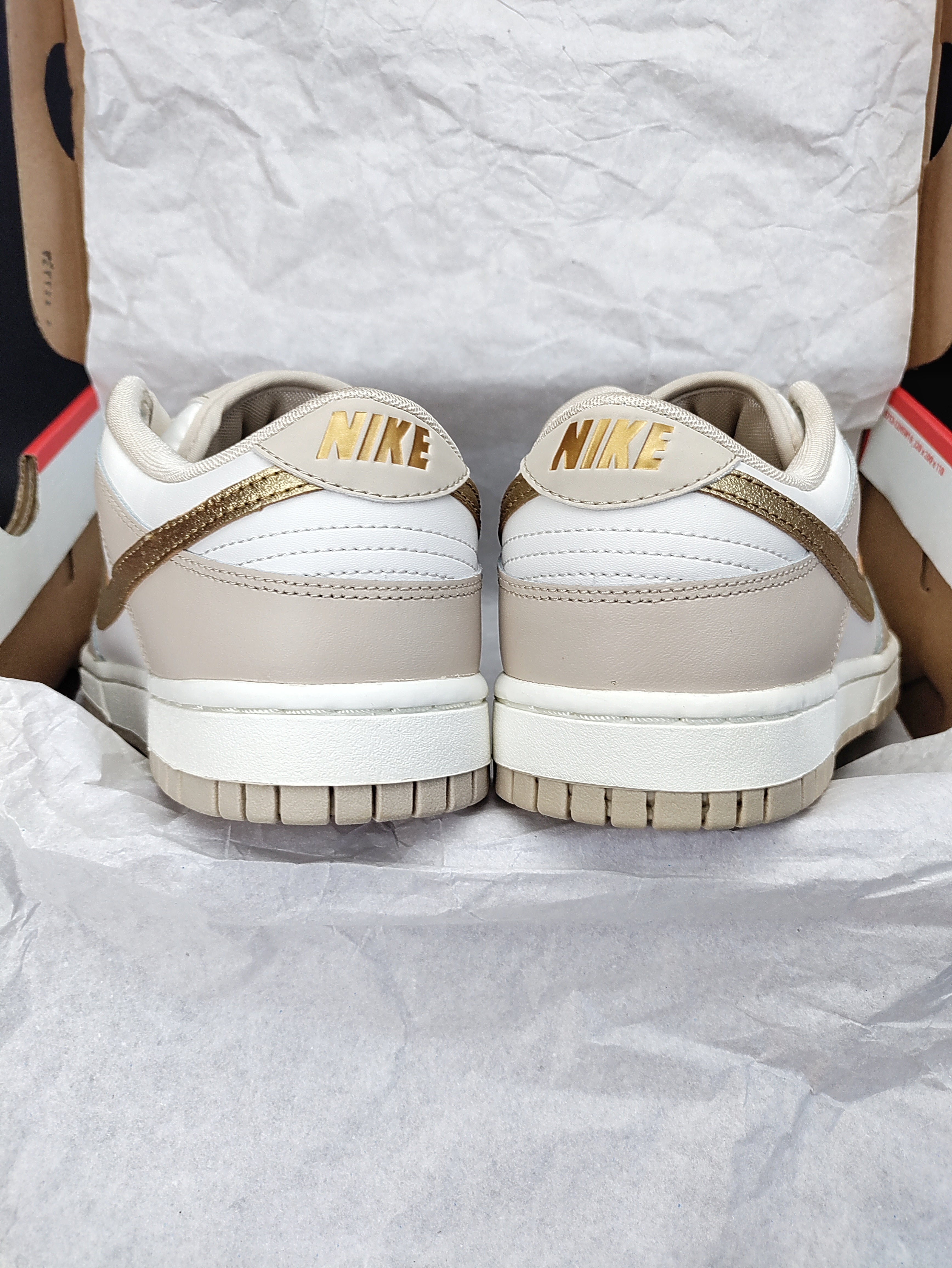 Nike Dunk Low 'Phantom/Metallic Gold'