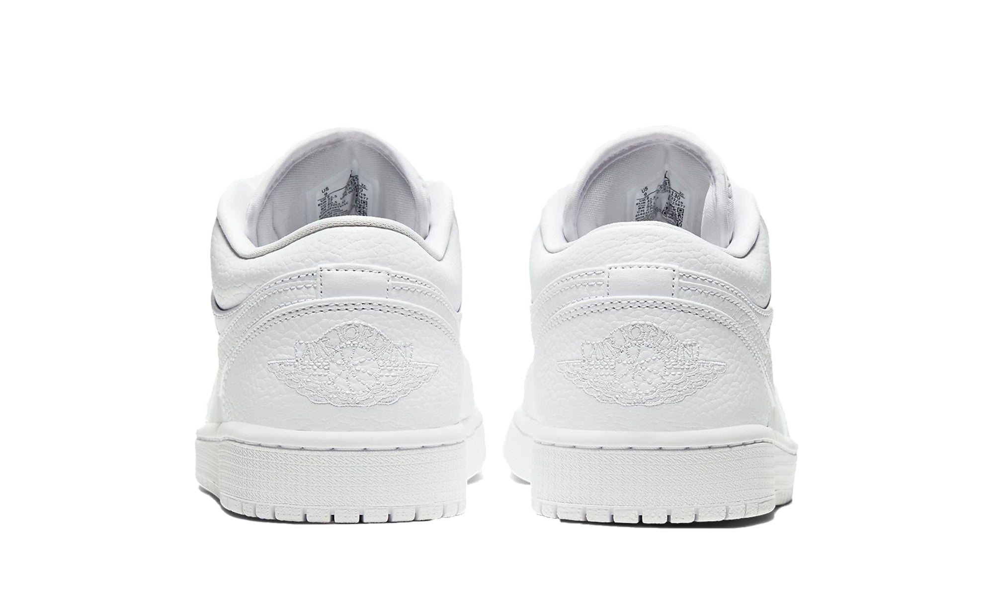 Air Jordan 1 Low 'Tumbled Leather Triple White'