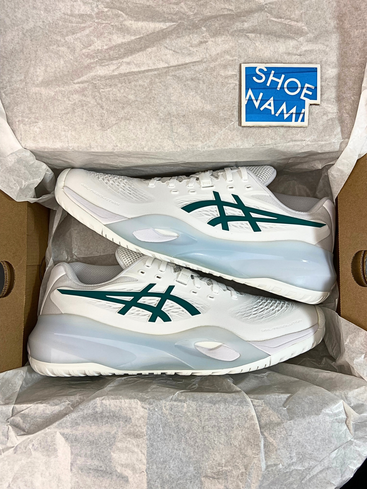 ASICS GEL-RESOLUTION X 'White/Pitch Green'