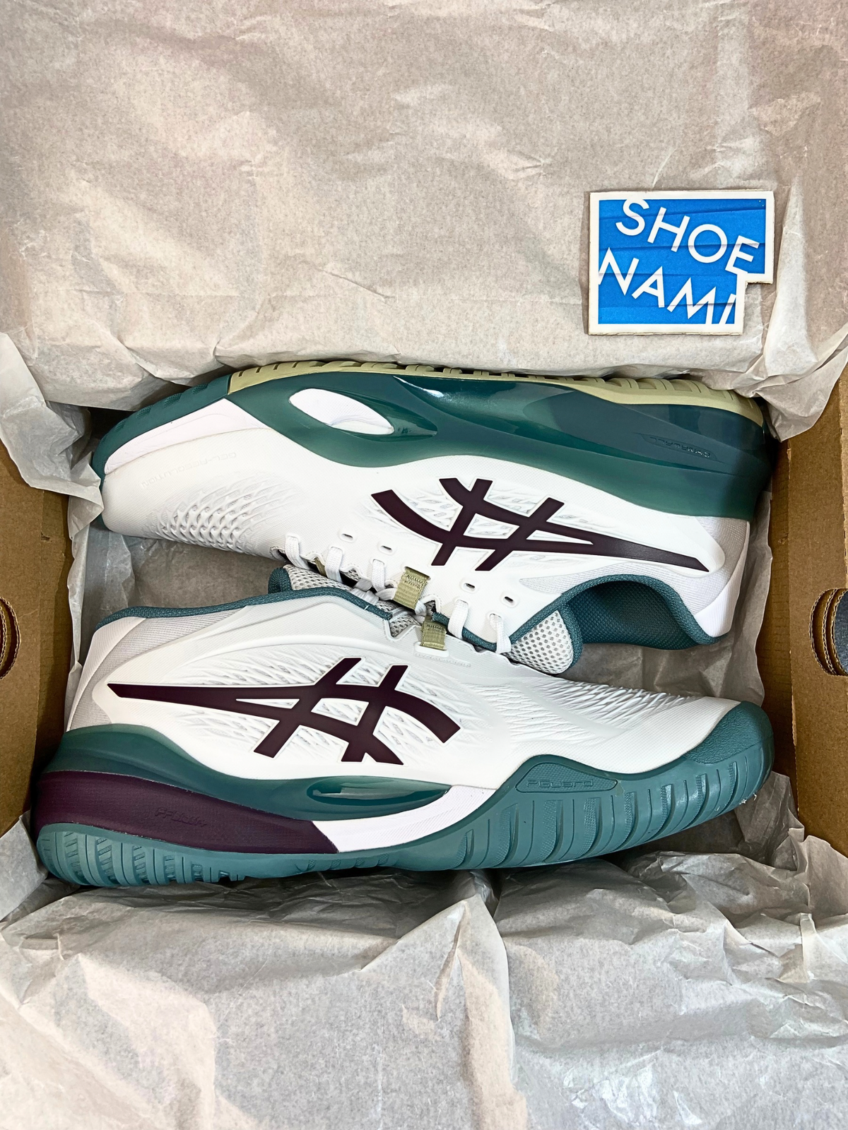 ASICS GEL-RESOLUTION X 'White/Dark Aubergine'