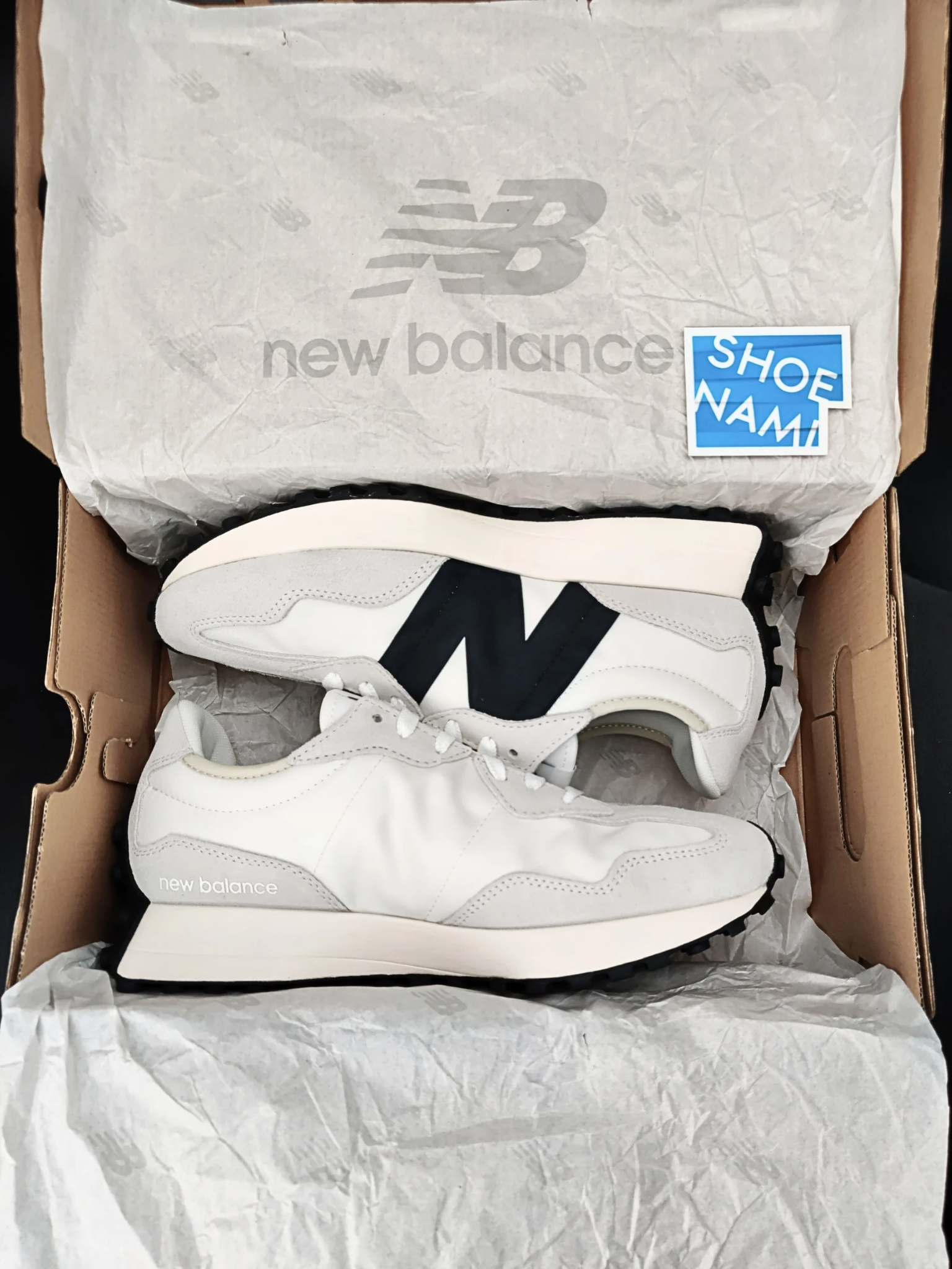 New Balance 327 'Sea Salt Black'