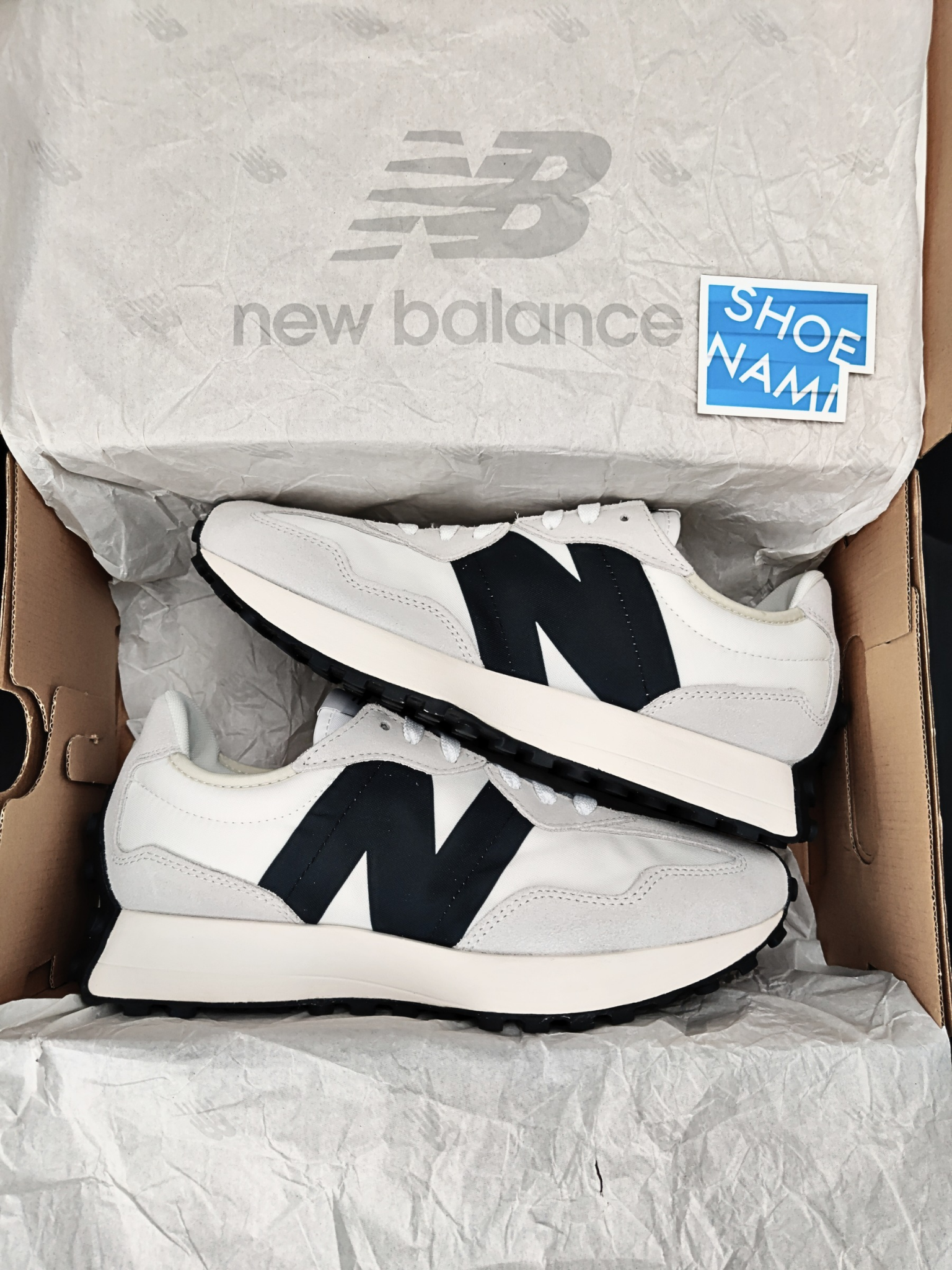 New Balance 327 'Sea Salt Black'