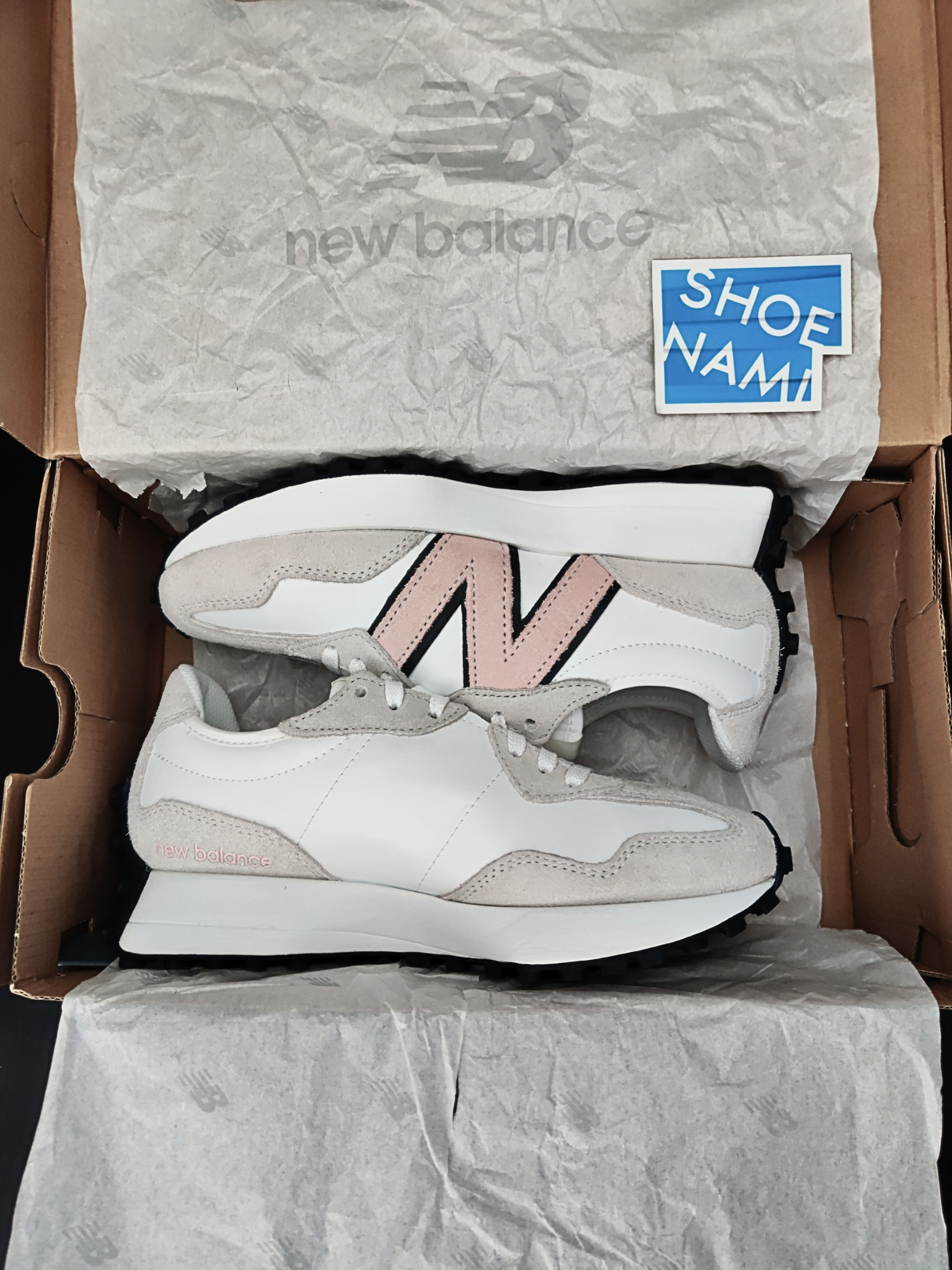 New Balance 327 'White Pink Haze'