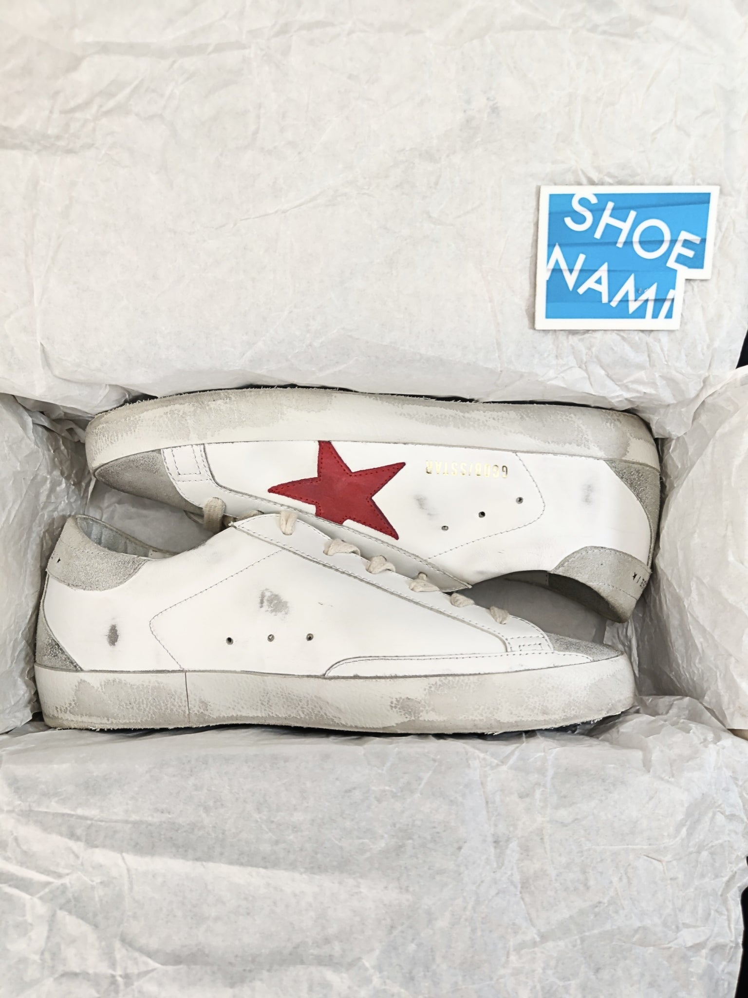 Golden Goose Super-star 'White Ice Red'