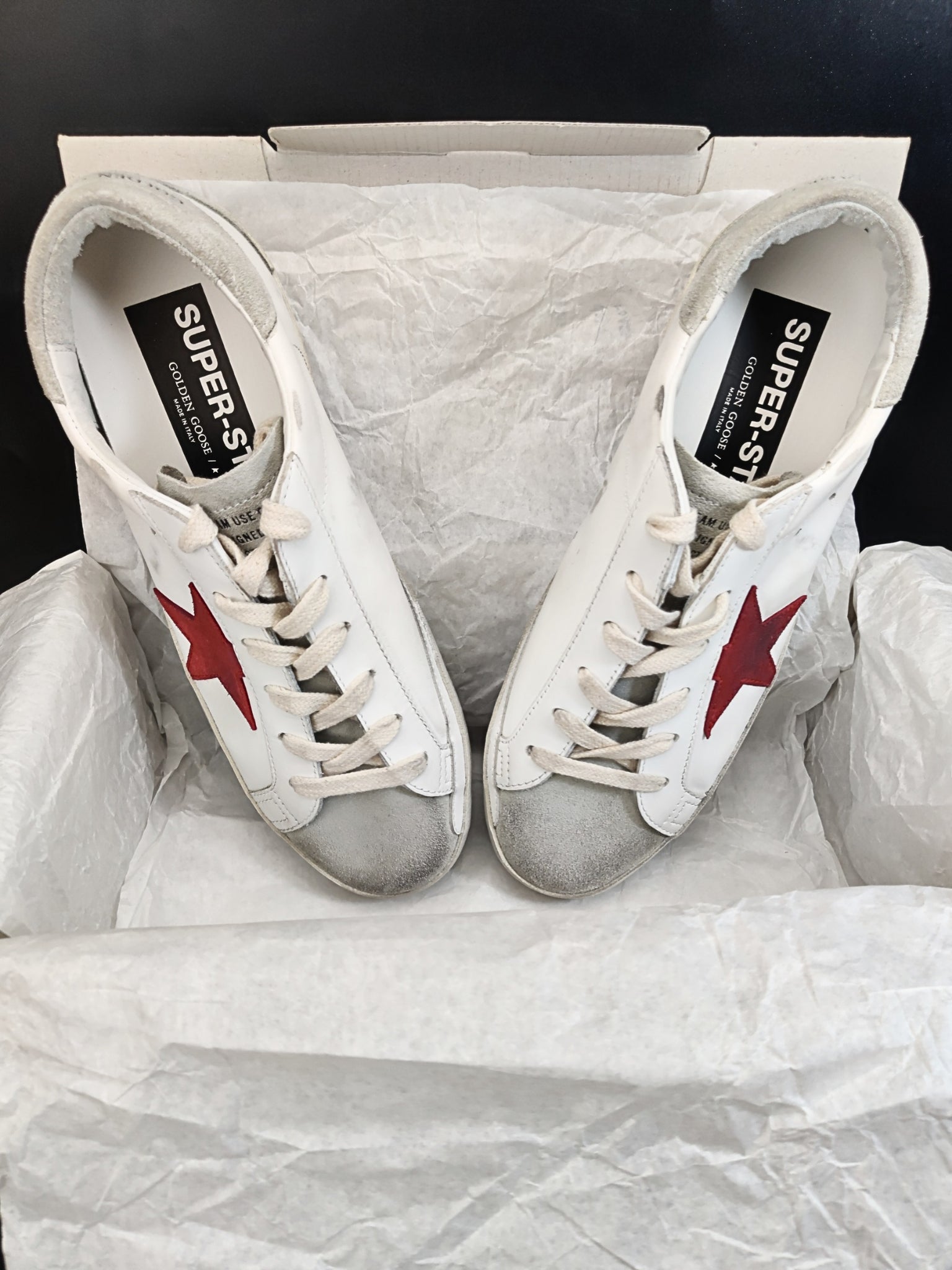 Golden Goose Super-star 'White Ice Red'