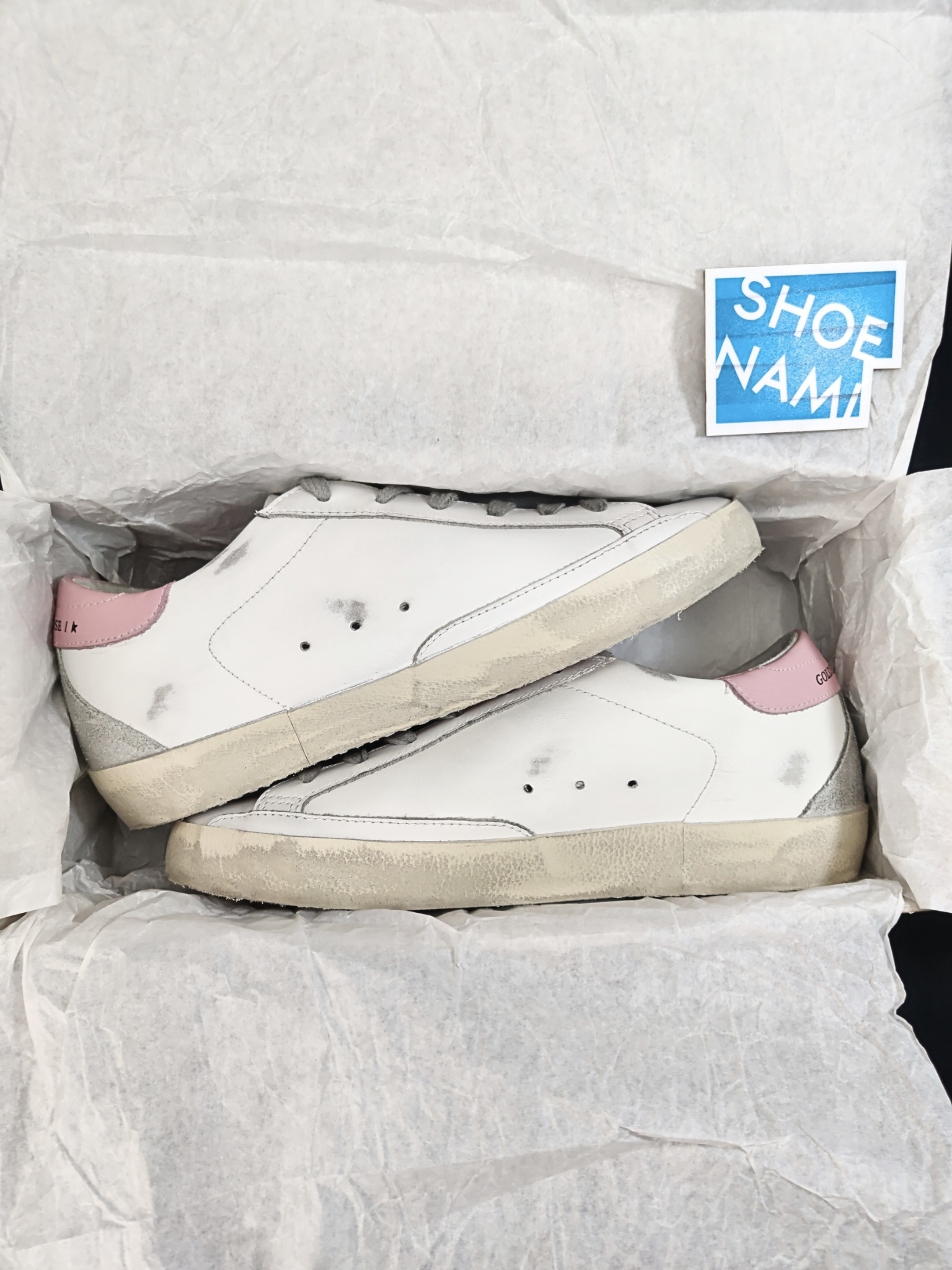 Golden Goose Super-Star 'White Light Pink' (W)