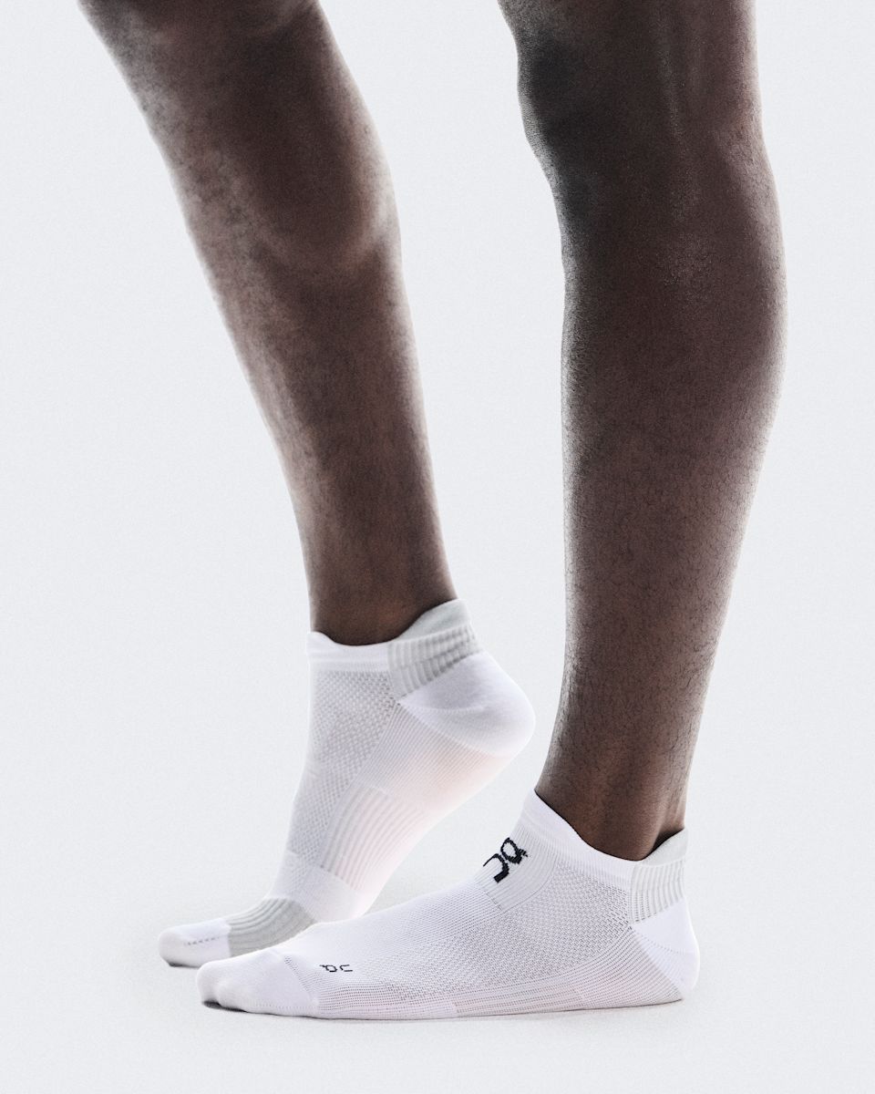 On Cloud Performance Run Sock Low 'White Glacier'