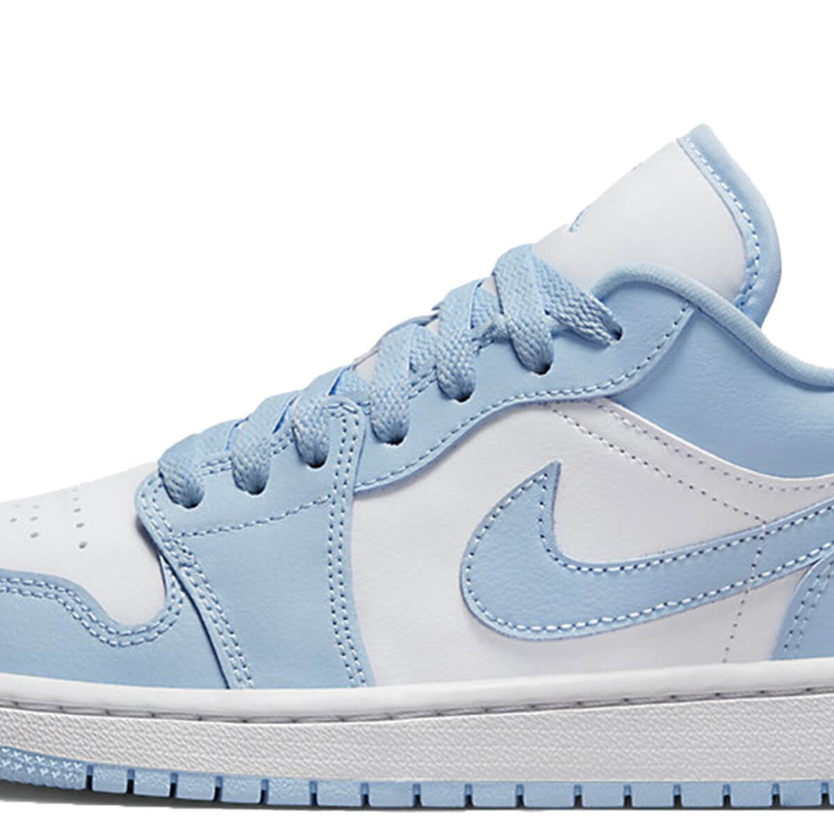 Blue and white jordans 1 low top Clearance