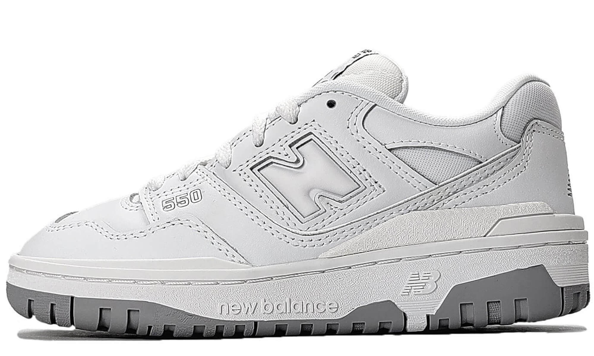 New balance deals white and grey