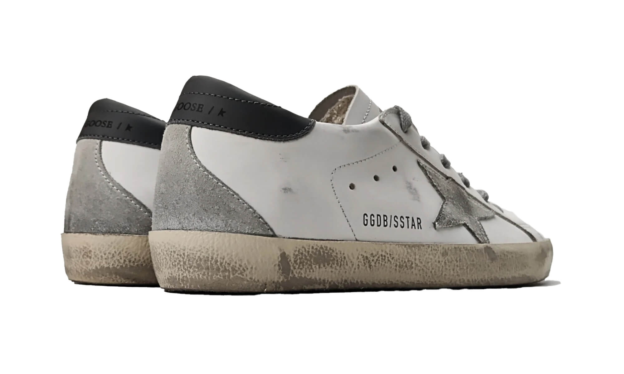 Golden Goose Super-Star 'White Ice Dark Grey'