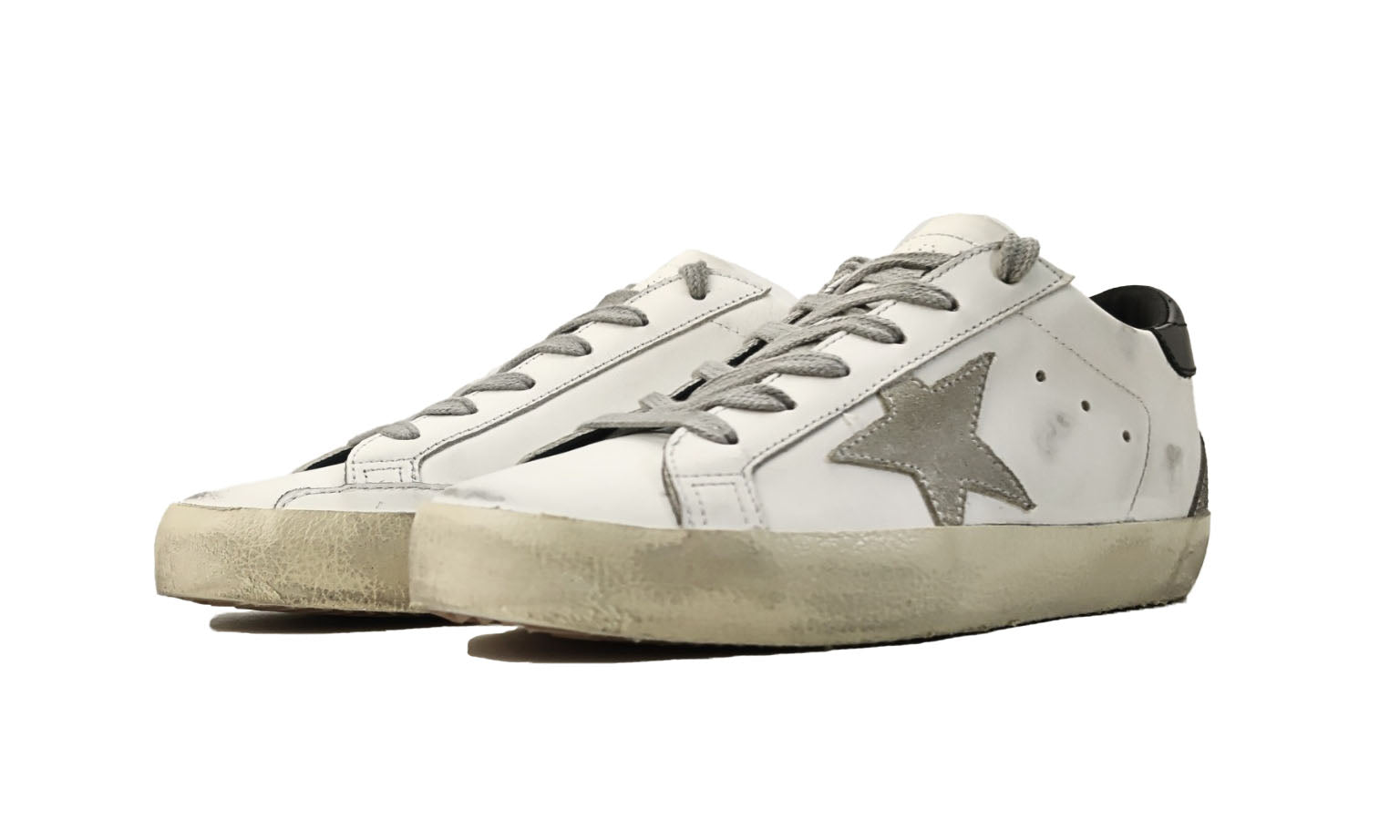 Golden Goose Super-Star White Black (W)