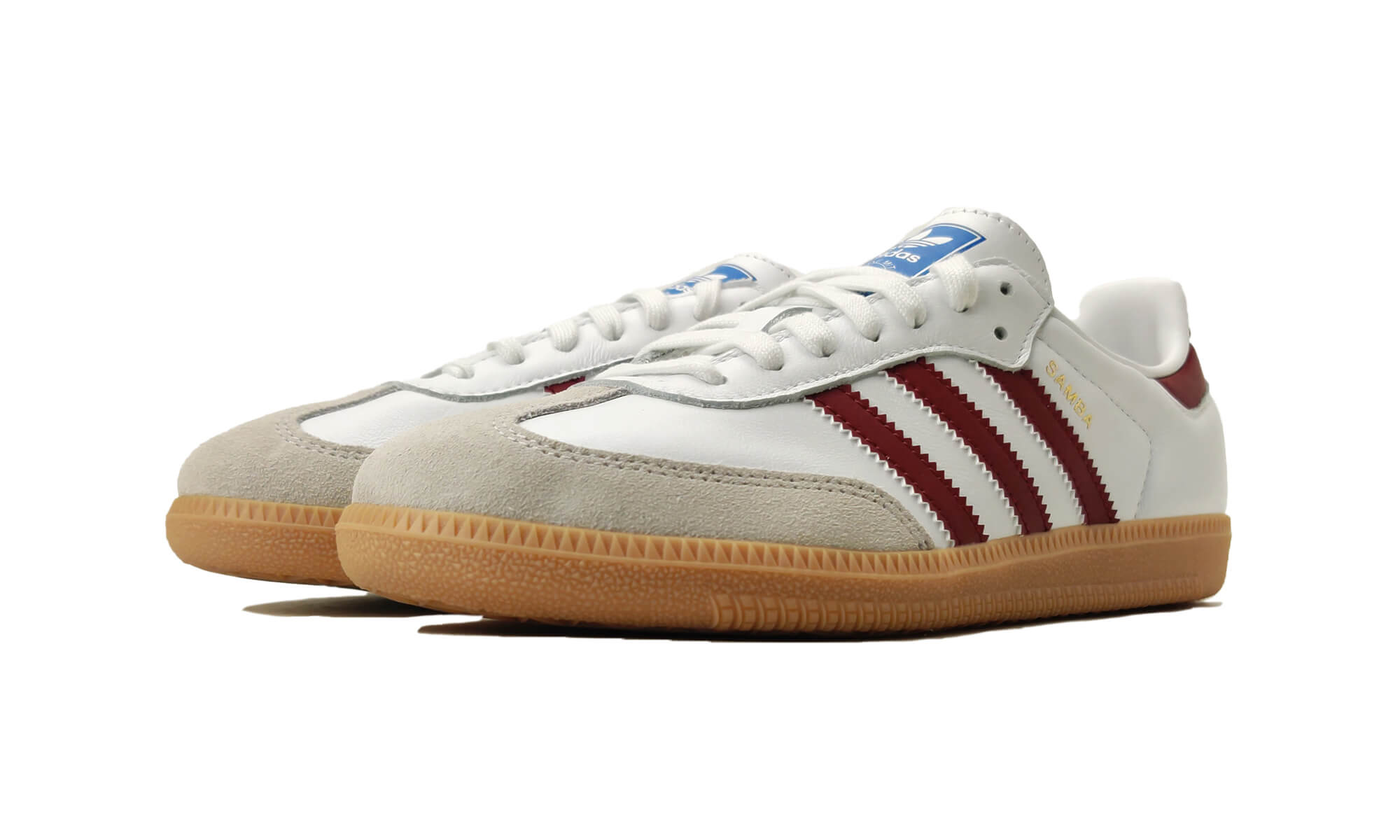 adidas Samba OG 'Cloud White & Collegiate Burgundy'