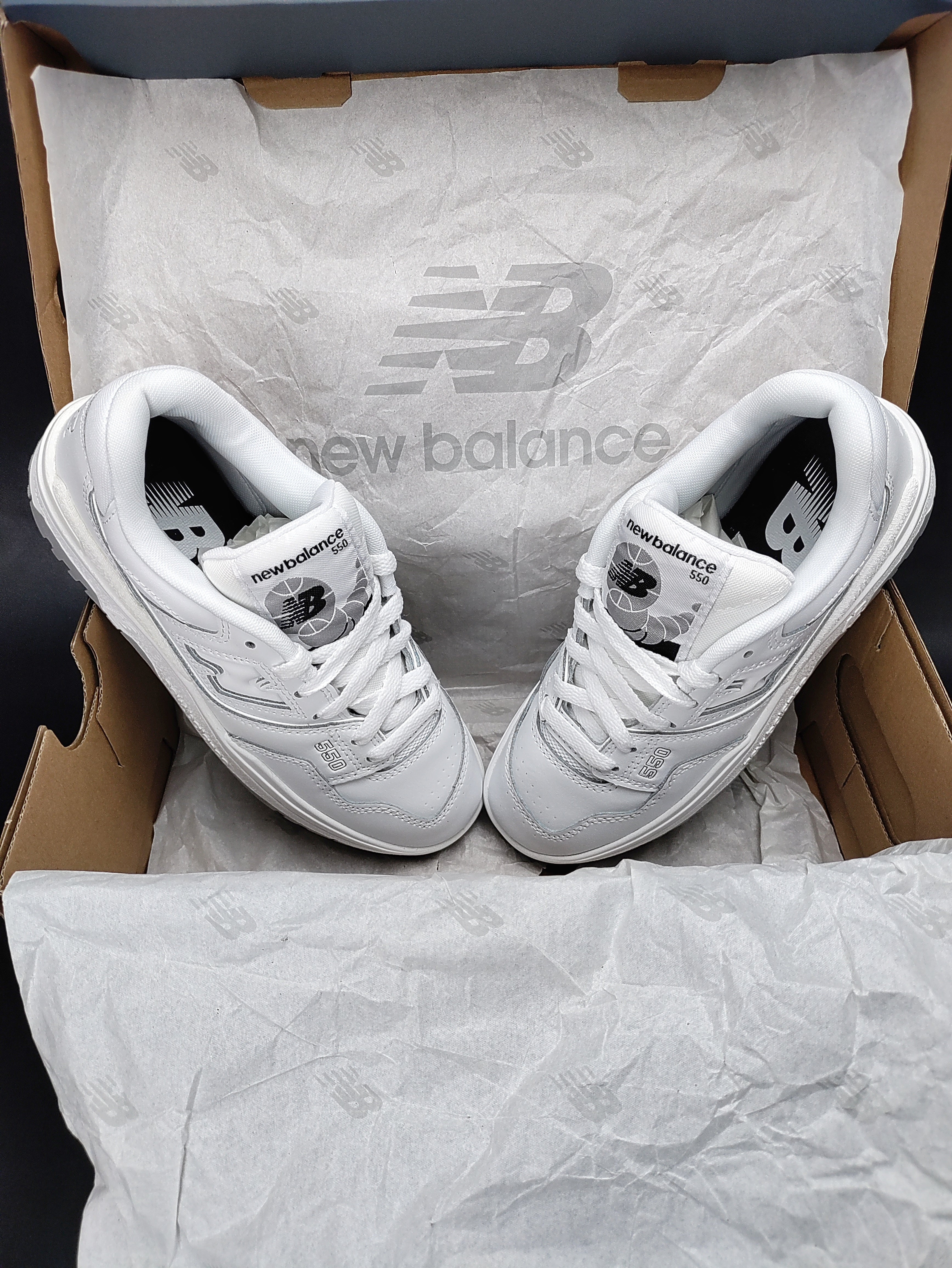 New Balance 550 (GS) 'White/Grey'