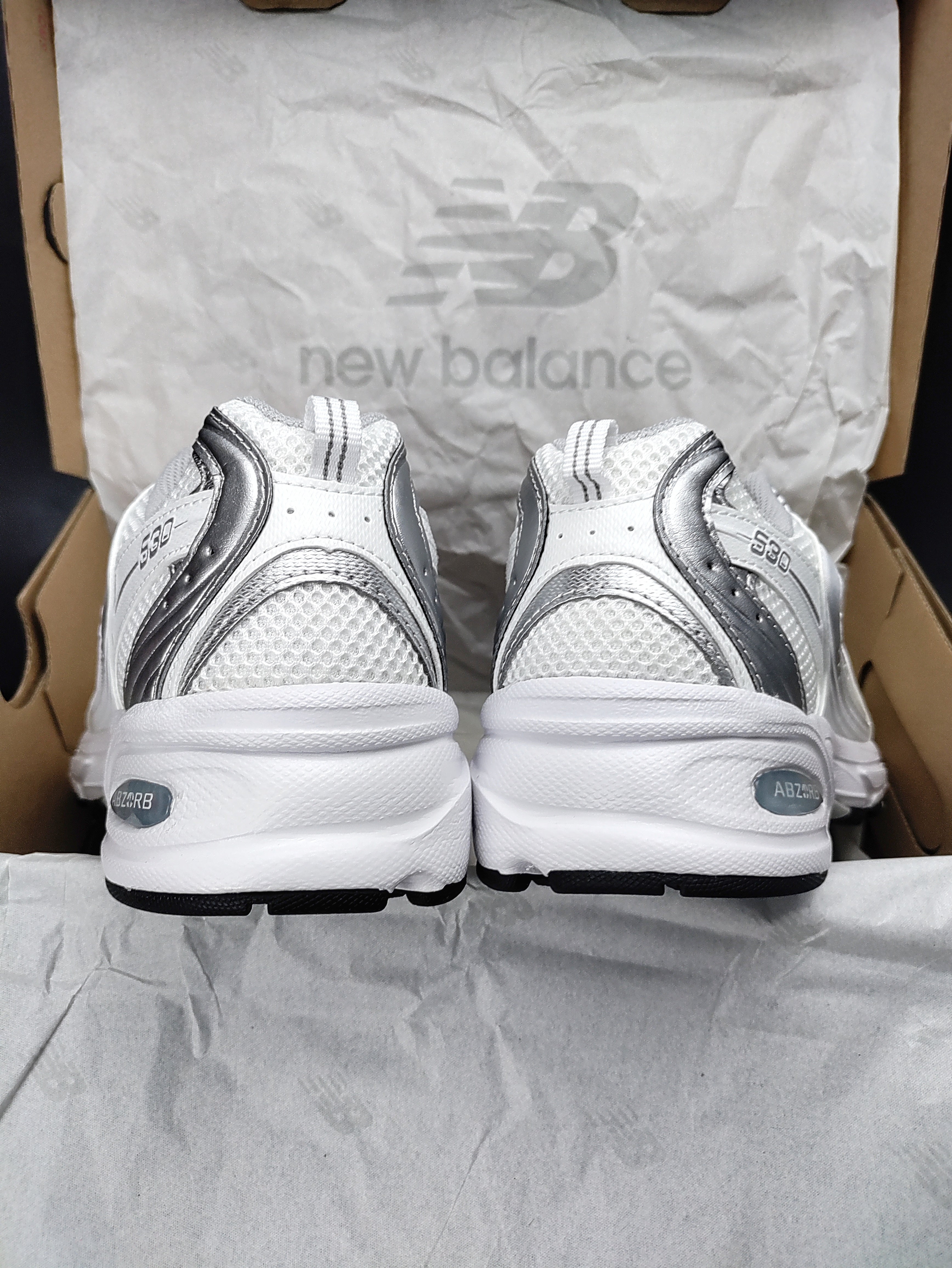 New balance metallic 530 online