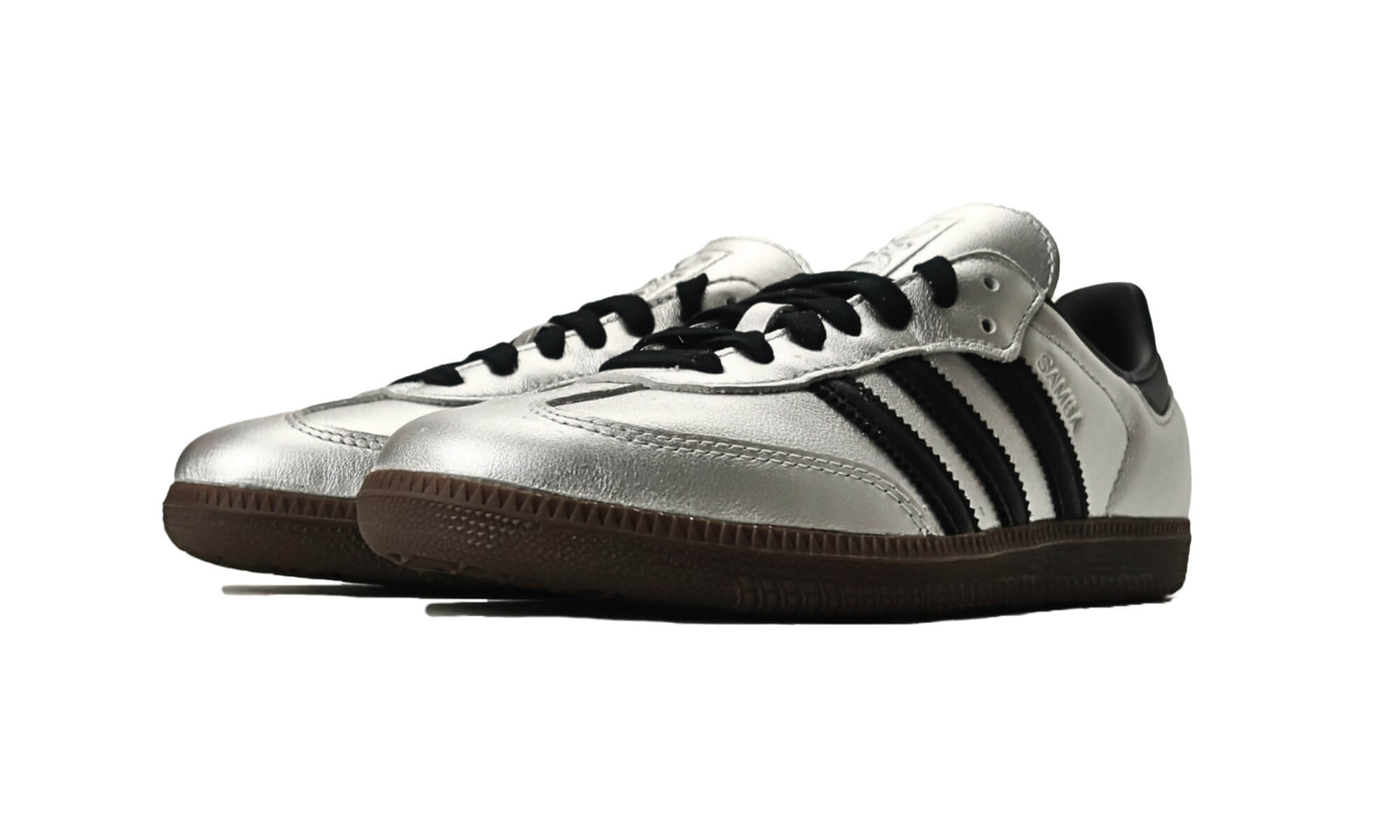 adidas Samba OG 'Silver Metallic Black Gum'