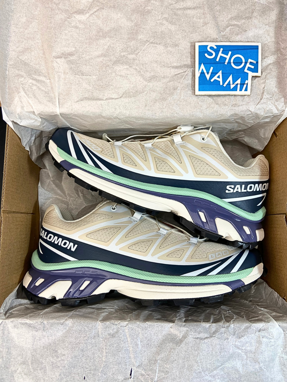 Salomon XT-6 'Tapioca/Spellbound/Lichen'