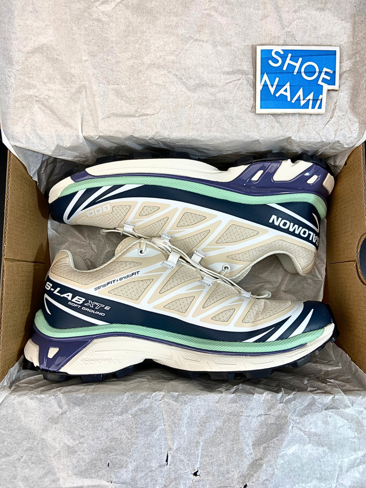 Salomon XT-6 'Tapioca/Spellbound/Lichen'