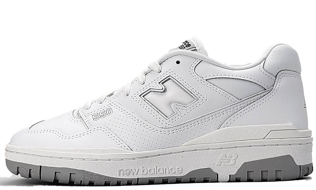 White grey new balance 550 Clearance