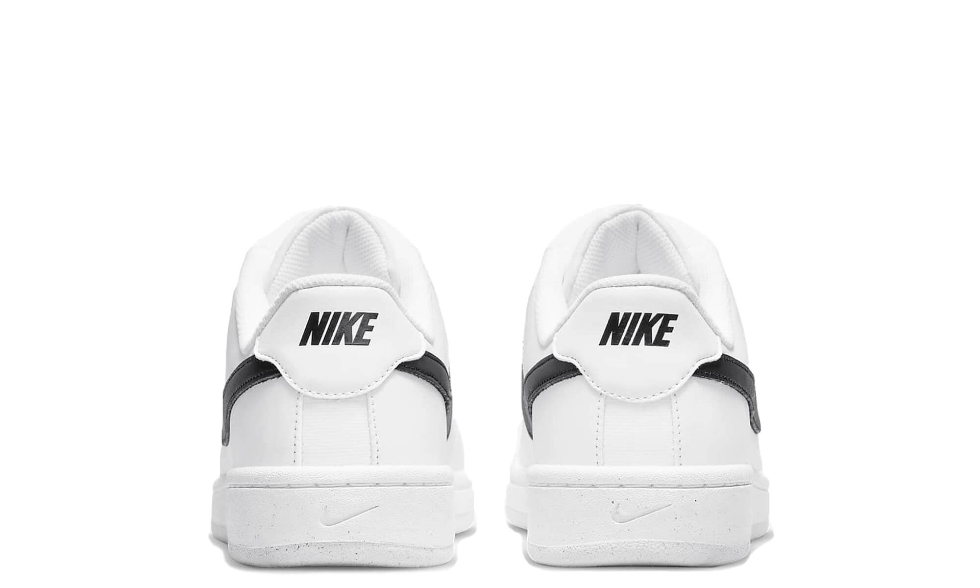 Nike court royale deals white with black swoosh