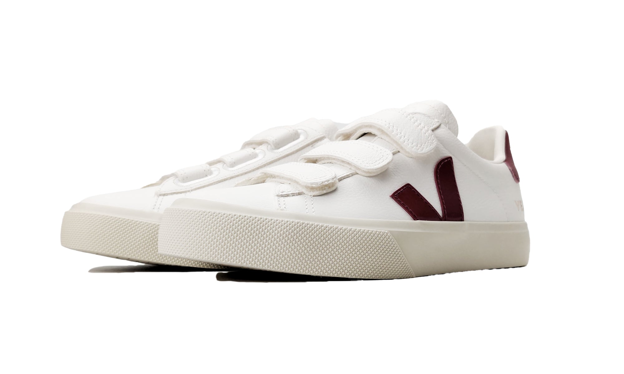 Veja Recife Chromefree Leather 'White Marsala'