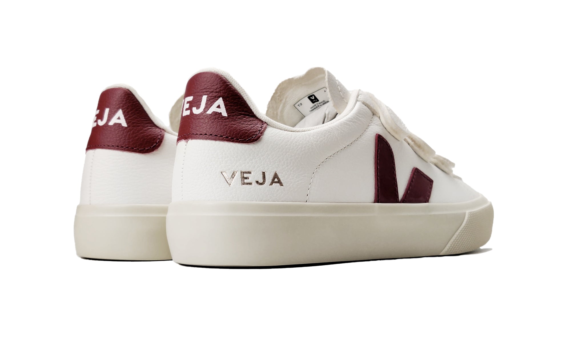 Veja Recife Chromefree Leather 'White Marsala'