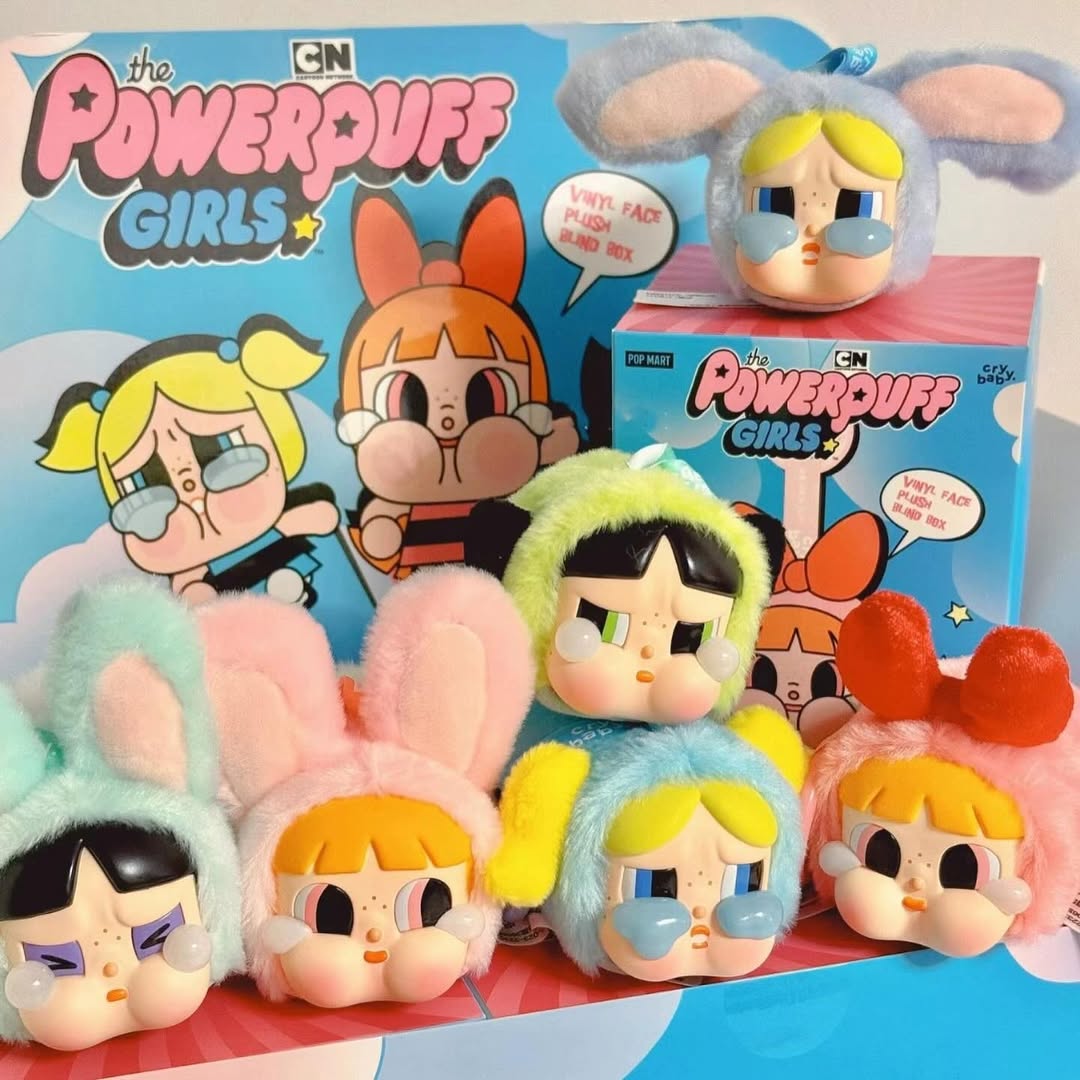 POP MART POWERPUFF GIRLS X CRYBABY KEYCHAIN