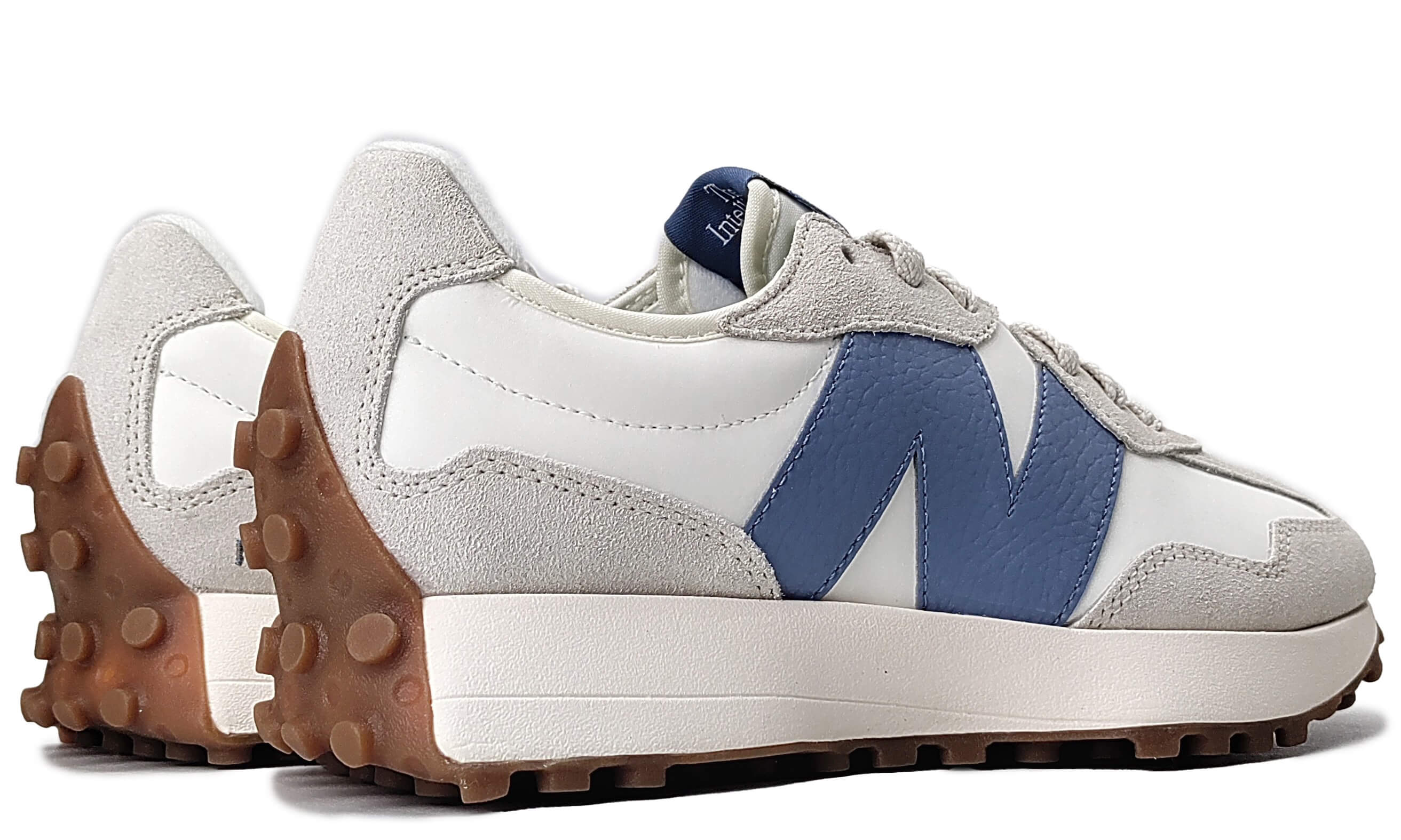 New balance best sale 327 blue brown