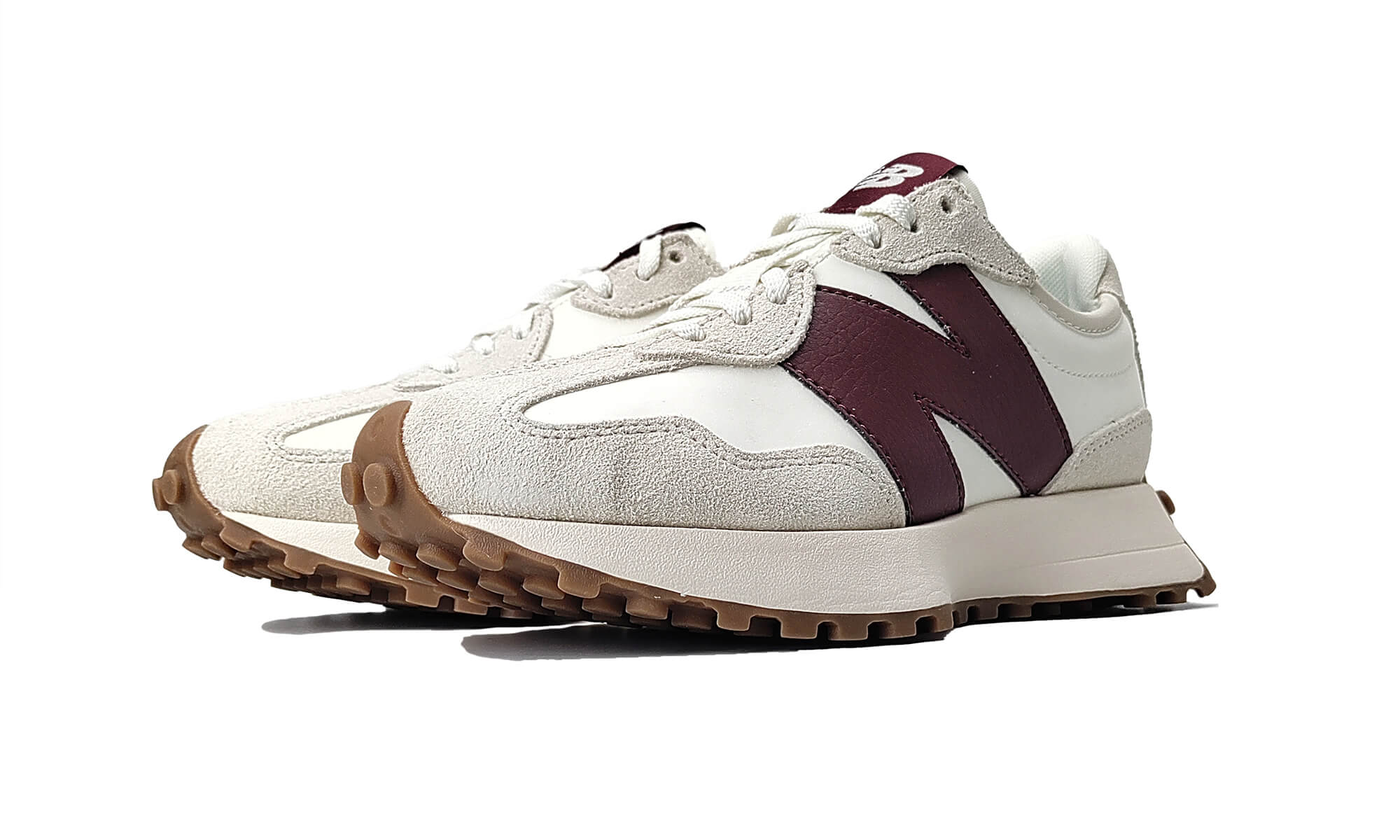 New balance 327 ecru and burgundy Clearance