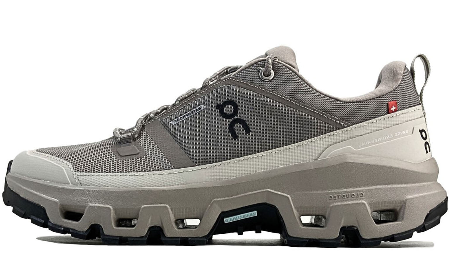 On Cloudrock Low Waterproof 'Cinder Fog'