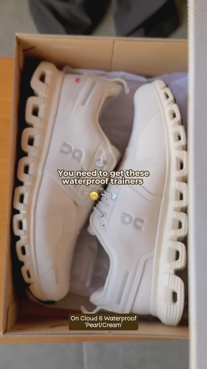 On Cloud 6 Waterproof 'Pearl/Cream' (W)