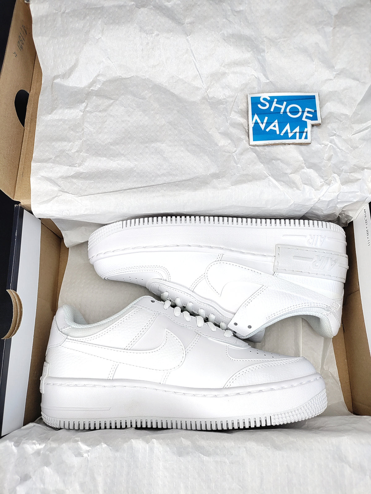 air force triple white shadow