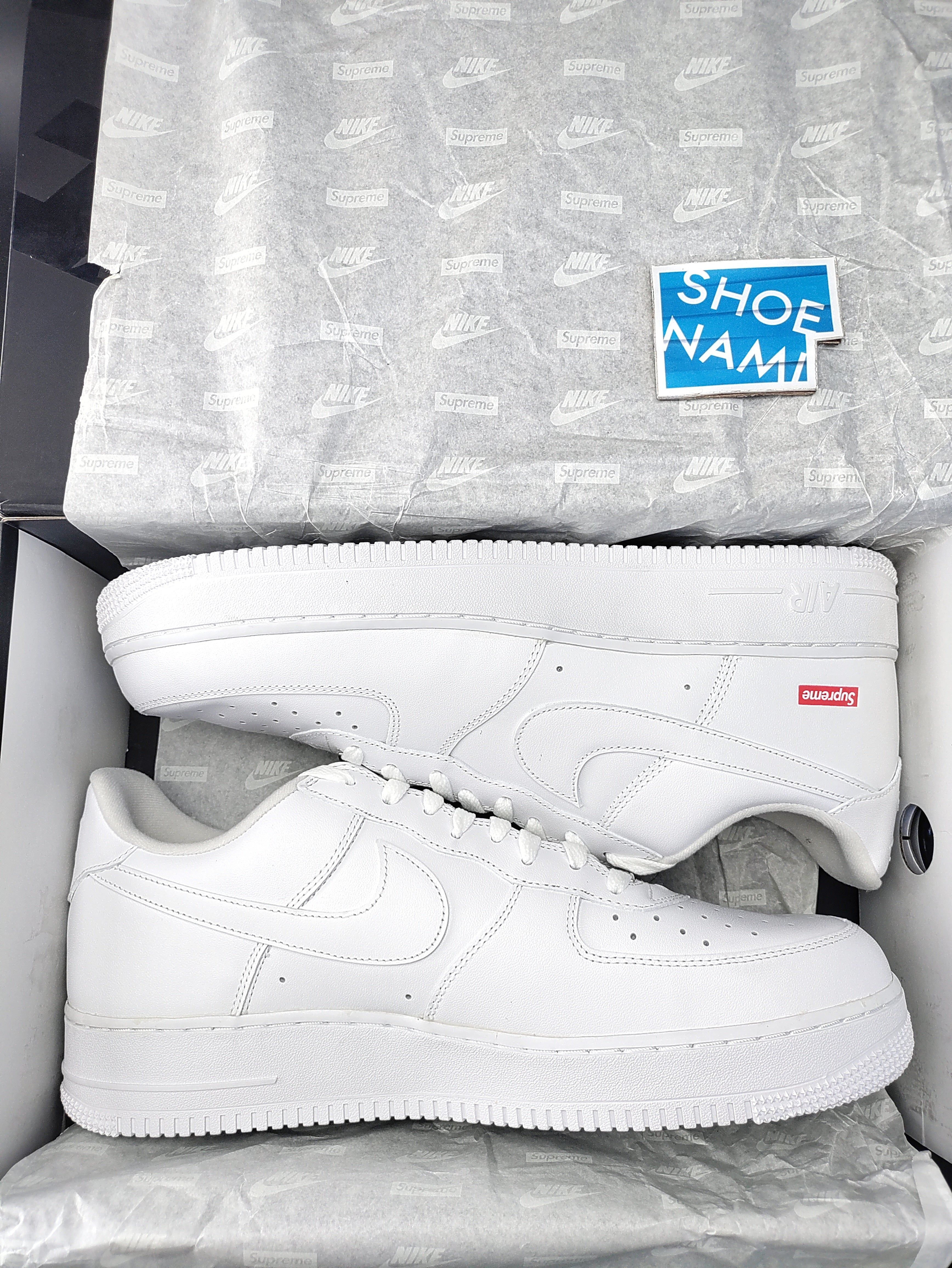 IS THE BOX LOGO WORTH IT? SUPREME AIR FORCE 1 WHITE REVIEW and HOW