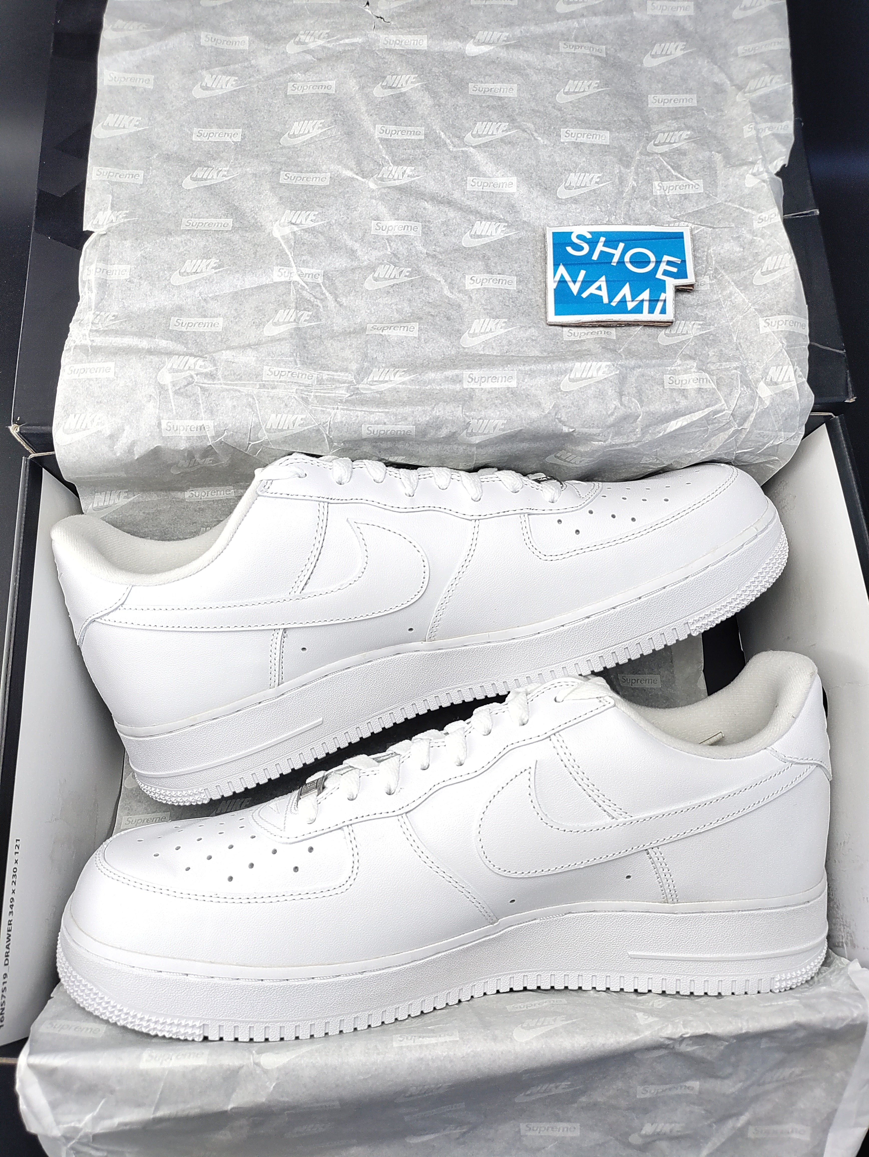 White nike supreme sneakers Clearance