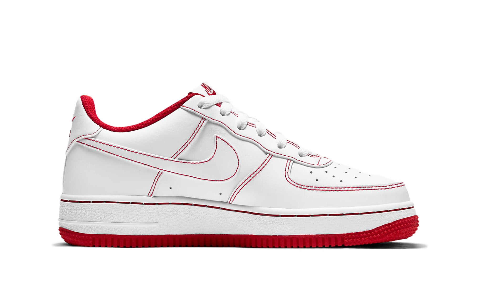 Nike Air Force 1 (GS) 'Stitch Red'